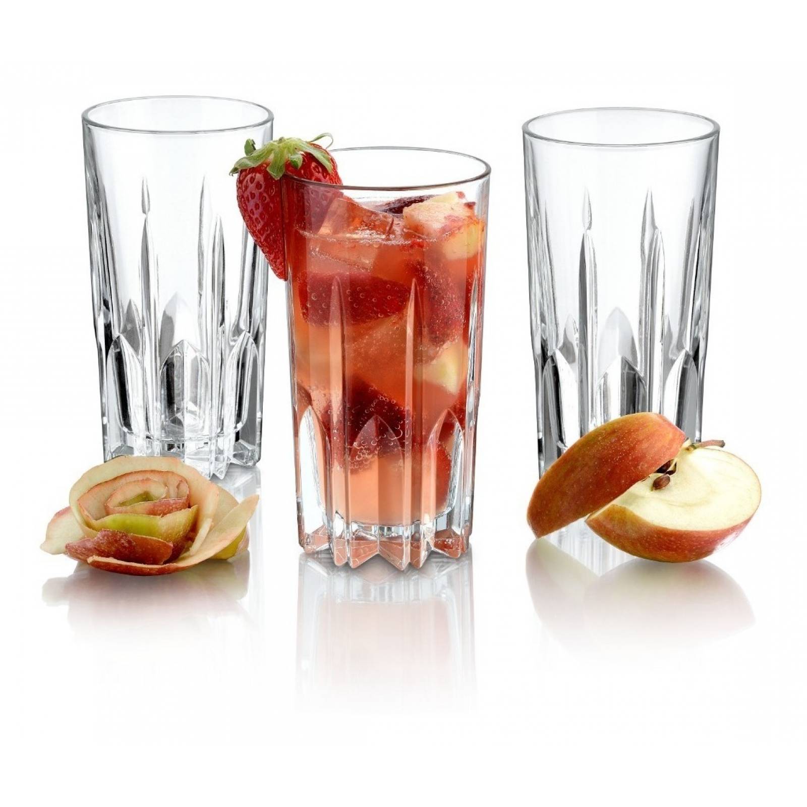 Excalibur Juego De 6 Vasos De Vidrio De 330 Ml