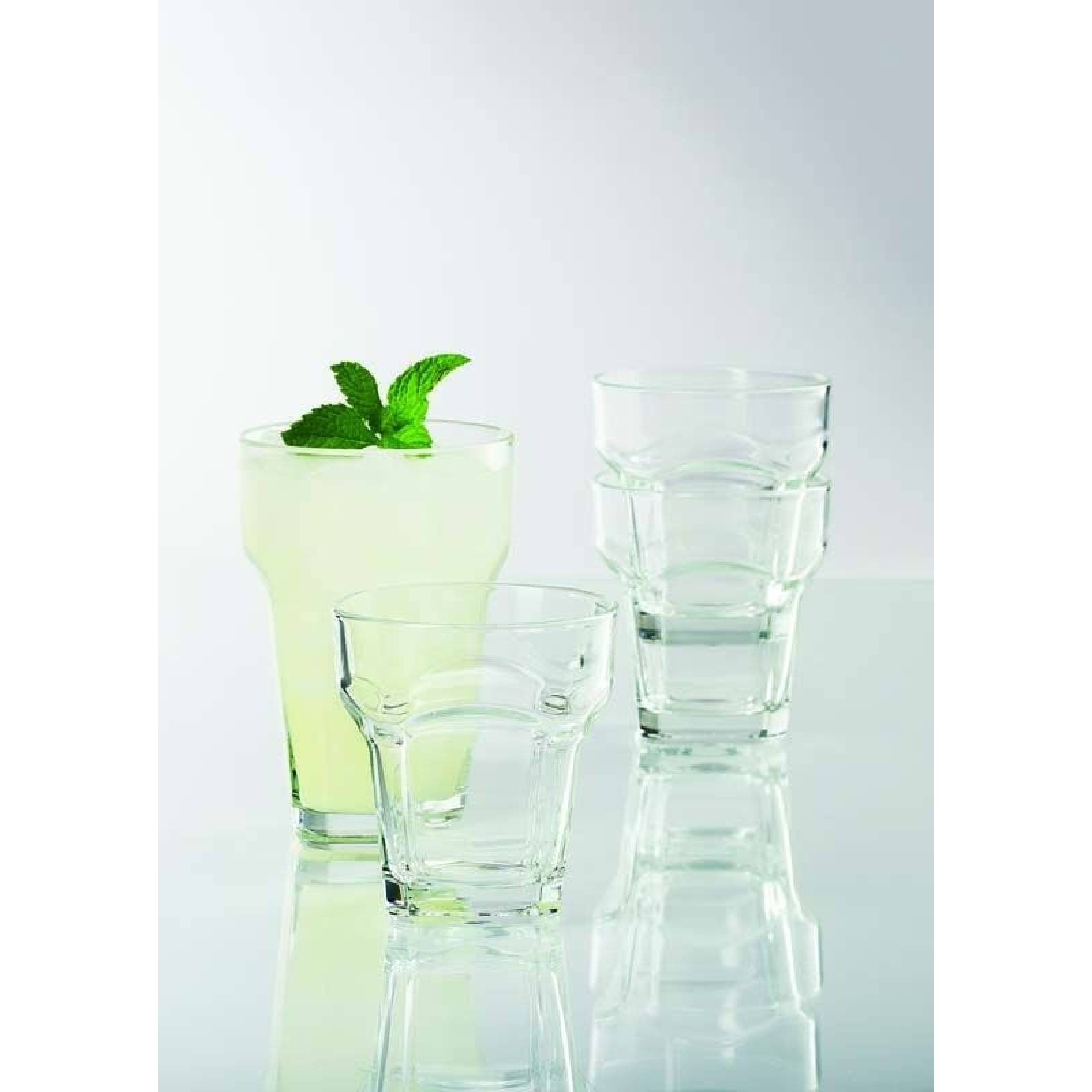 San Marco Juego De 6 Vasos De Vidrio De 400 Ml