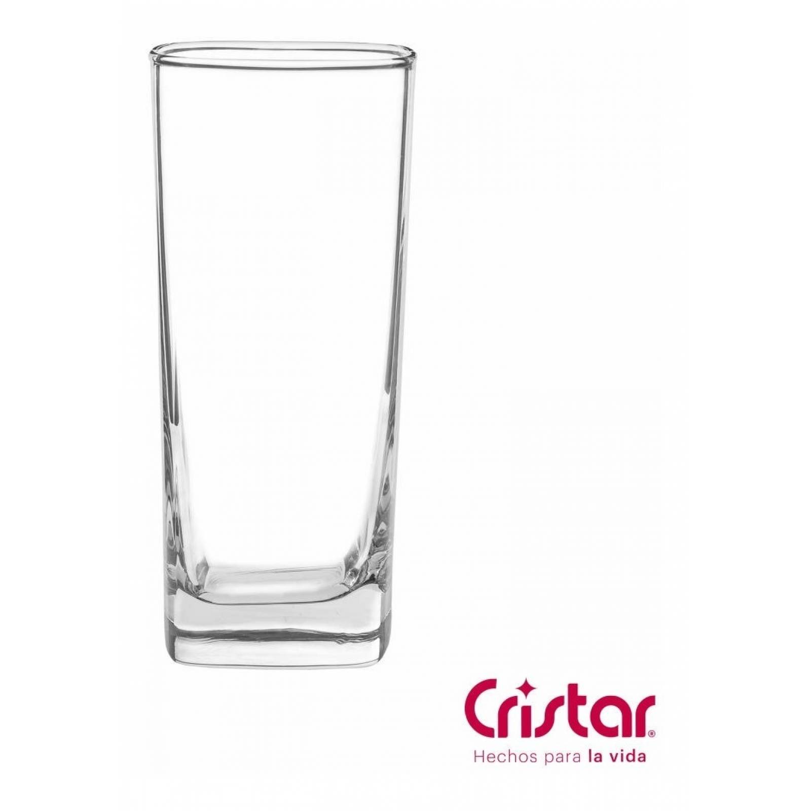 Juego De 6 Vasos De Vidrio De 349 Ml. Cristar Schubert