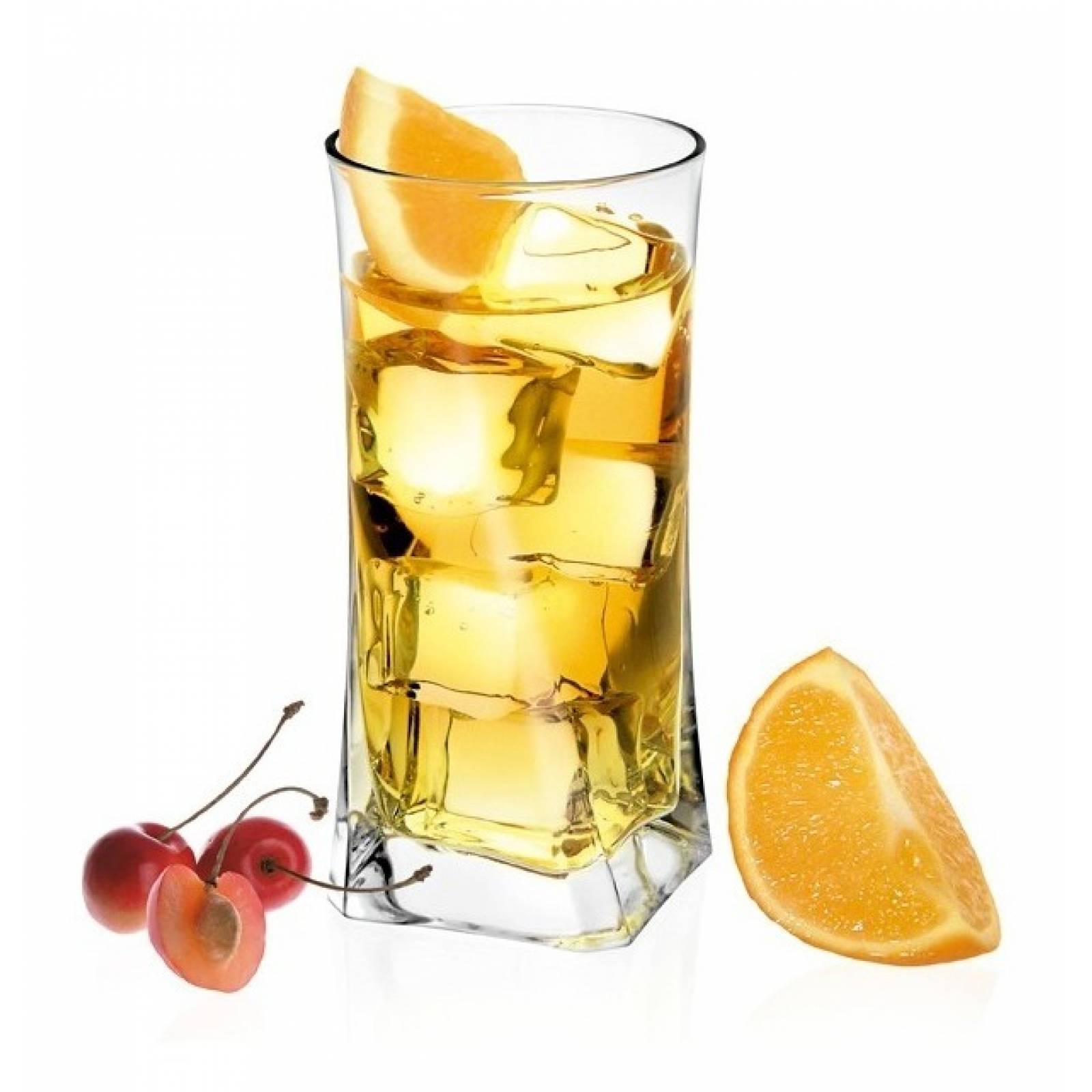 Gotico Juego De 6 Vasos De Vidrio De 420 Ml