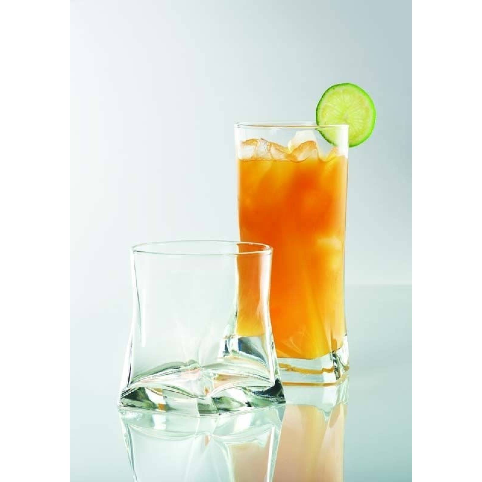 Gotico Juego De 6 Vasos De Vidrio De 420 Ml