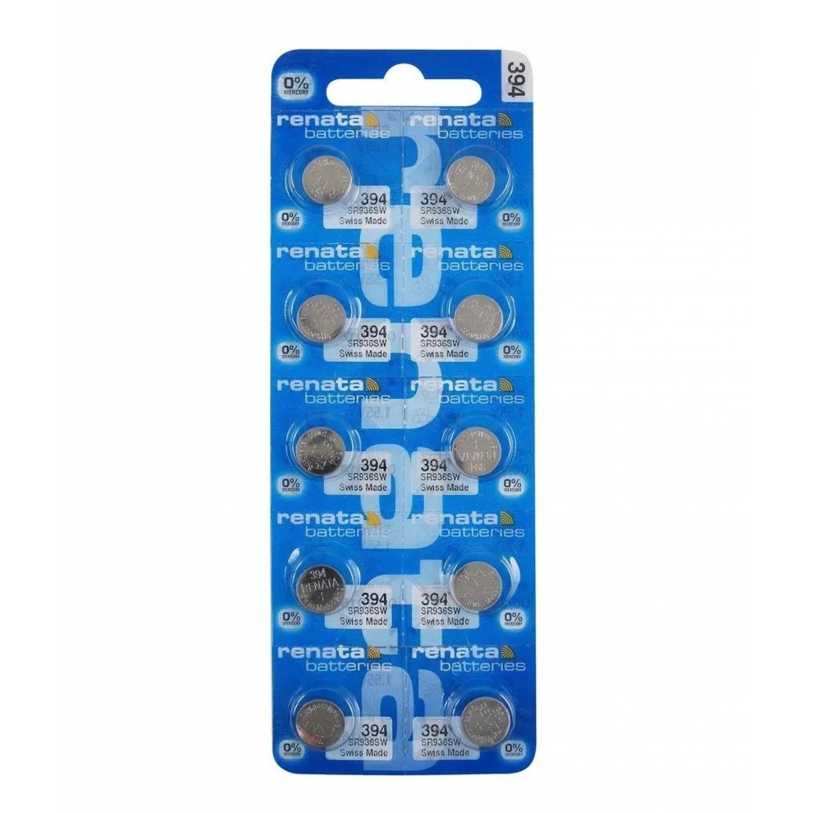 10 Pilas Para Reloj Renata 394 Sr936sw