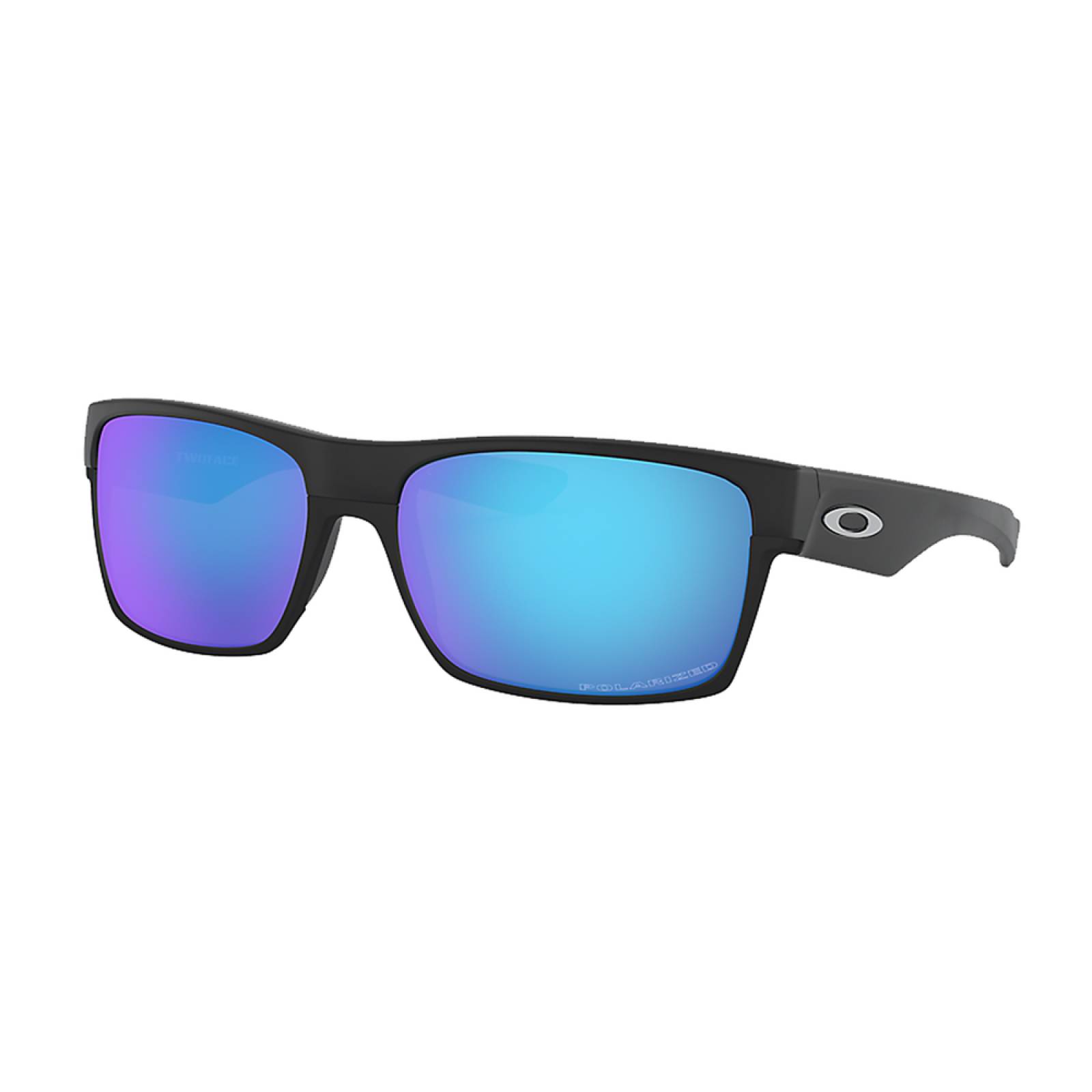 Oakley Two Face Matte Black - Sapphire Iridium Polarized OO9189-35 