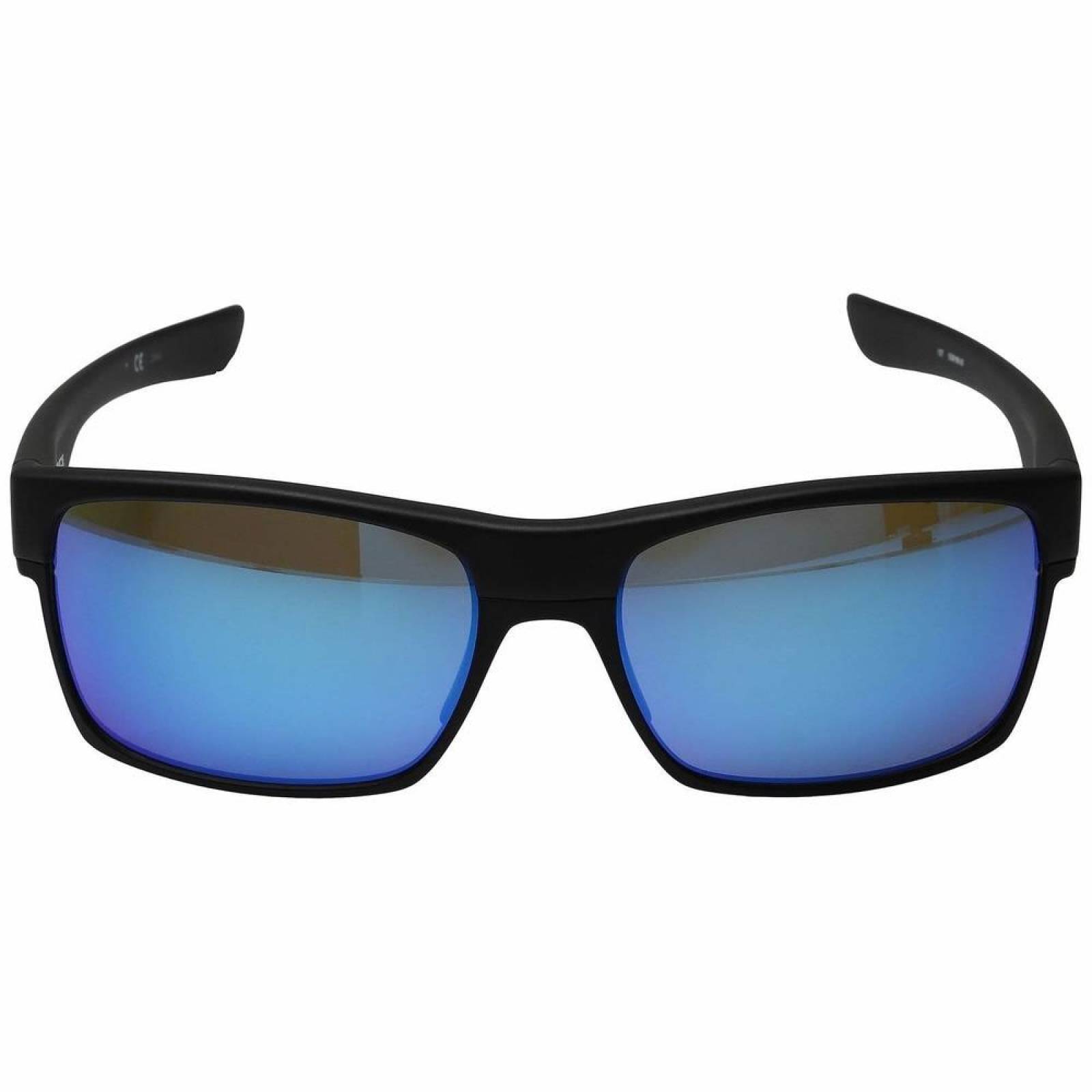 Oakley Two Face Matte Black - Sapphire Iridium Polarized OO9189-35 