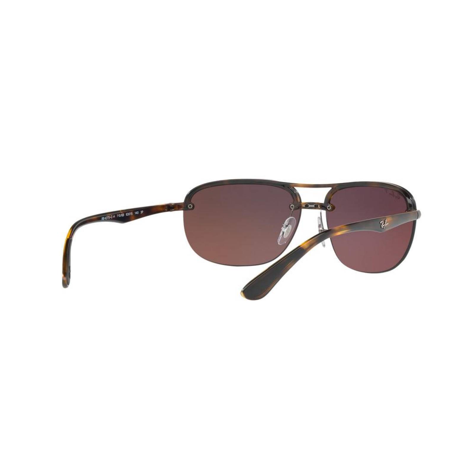 Lentes RayBan RB 4275 710/6B Chromance Tortoise / Purple Mirror Polar