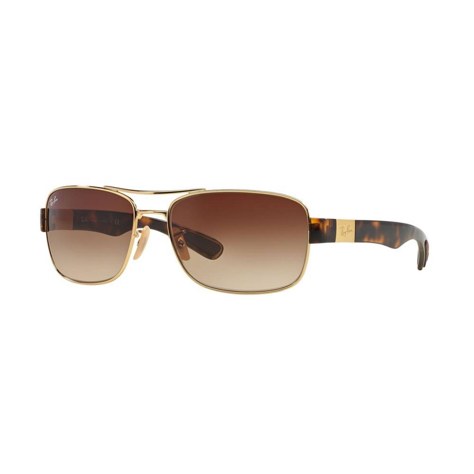Lentes Ray-Ban RB 3522 001/13 61 Gold Tortoise / Brown Gradient 