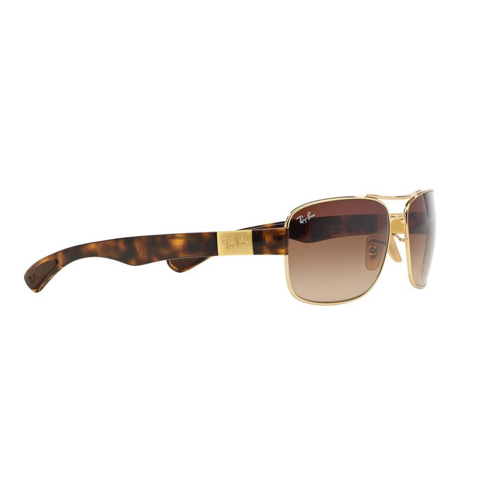 Lentes Ray-Ban RB 3522 001/13 61 Gold Tortoise / Brown Gradient 