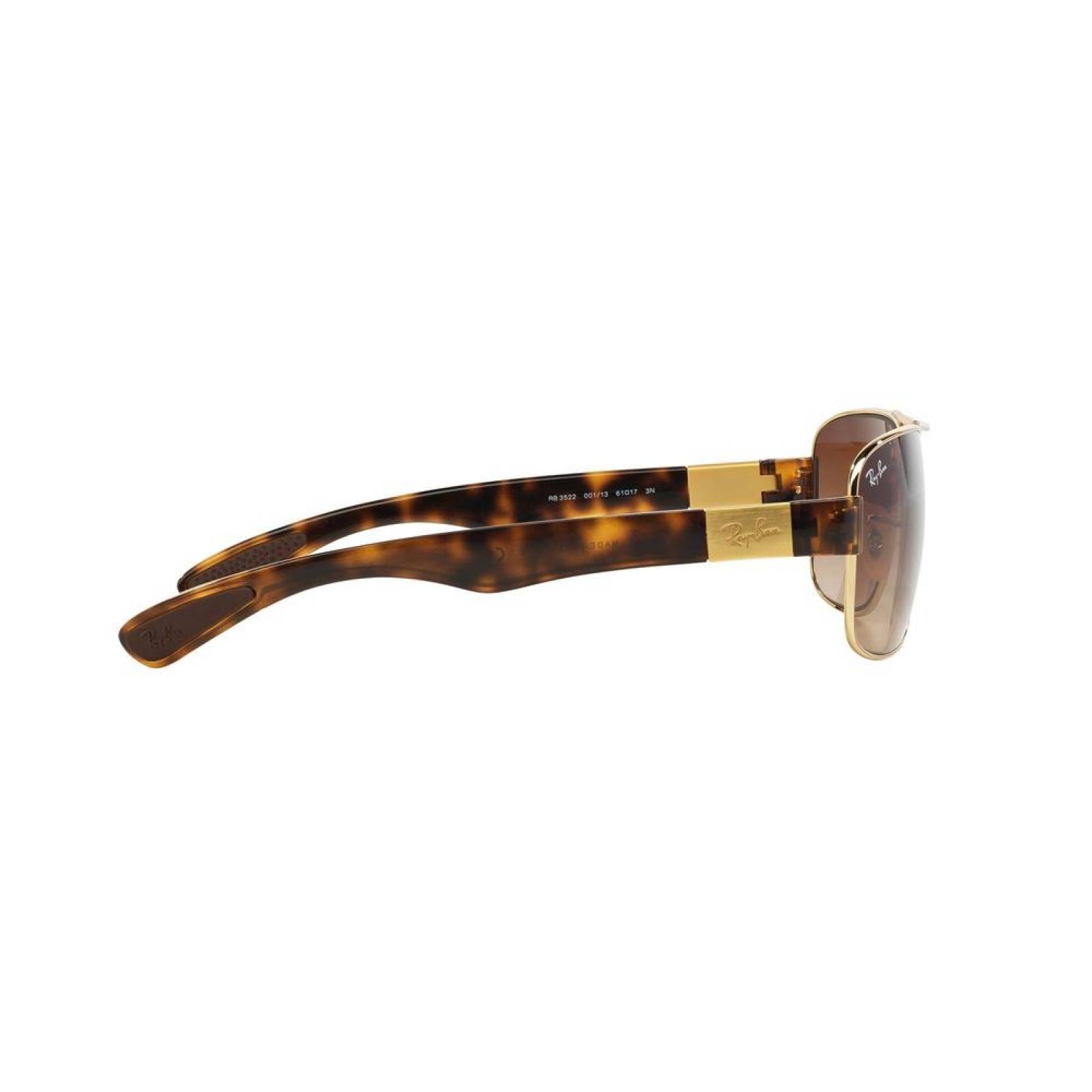 Lentes Ray-Ban RB 3522 001/13 61 Gold Tortoise / Brown Gradient 