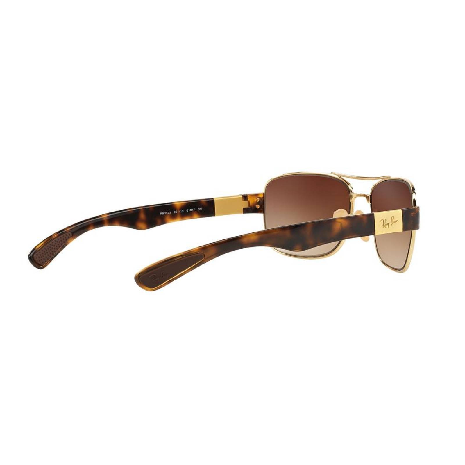 Lentes Ray-Ban RB 3522 001/13 61 Gold Tortoise / Brown Gradient 