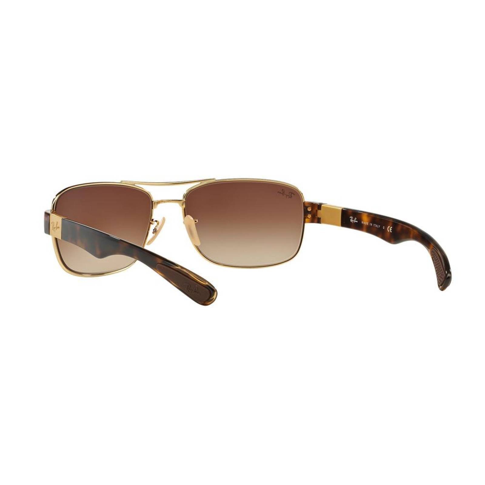 Lentes Ray-Ban RB 3522 001/13 61 Gold Tortoise / Brown Gradient 