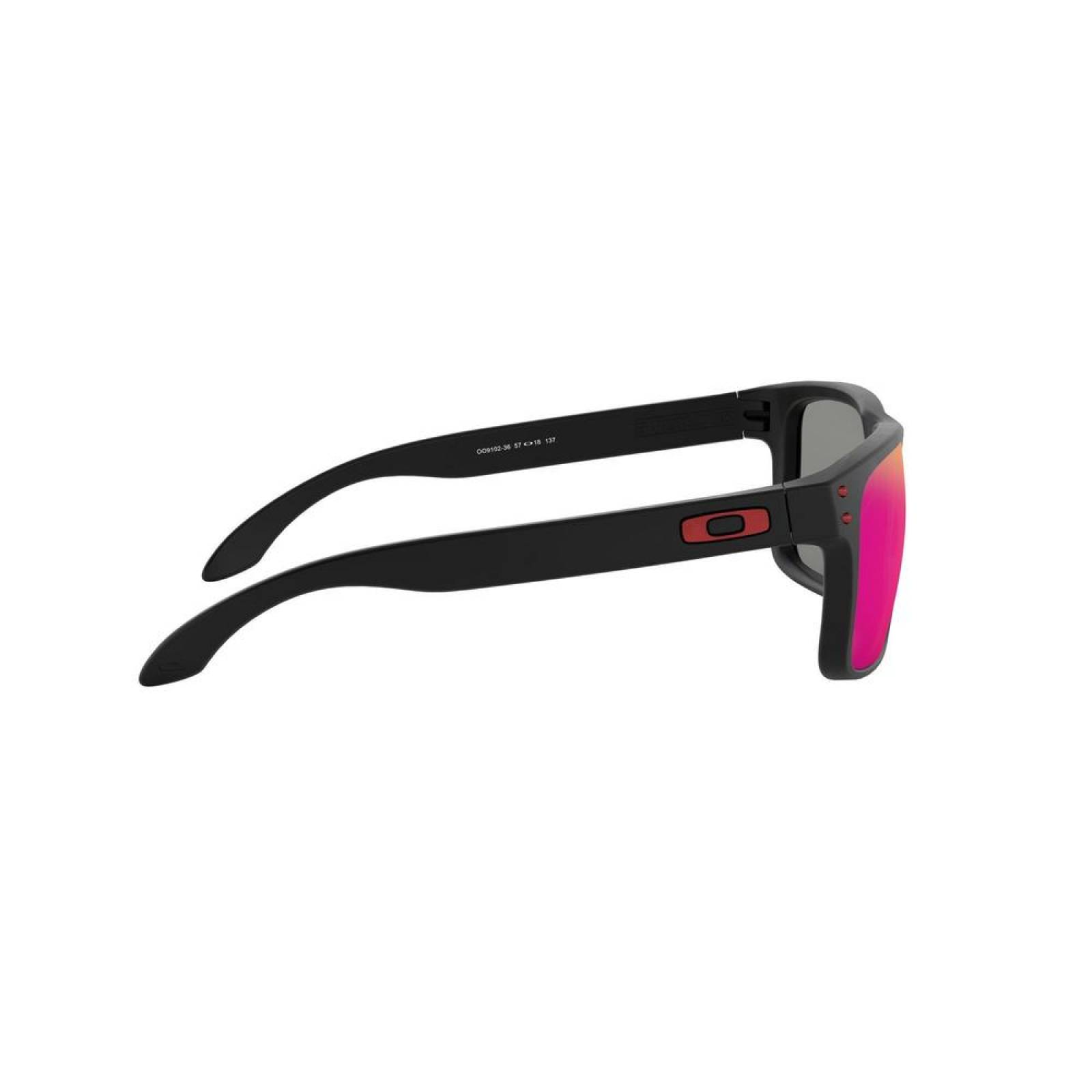 Lentes Oakley Holbrook Matte Black / + Red Iridium OO9102-36 