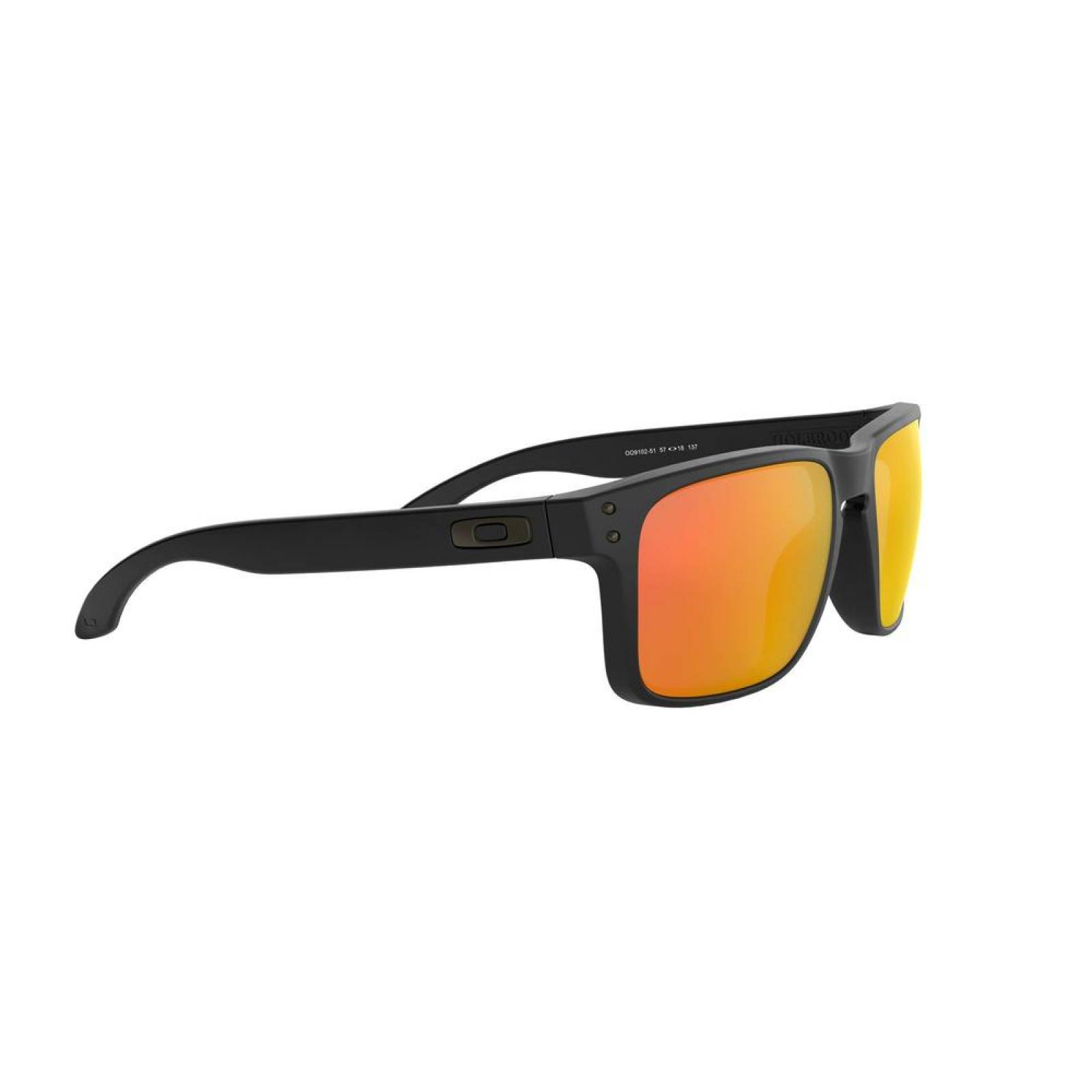 Lentes Oakley Holbrook Matte Black / Ruby Iridium Polarized OO9102-51