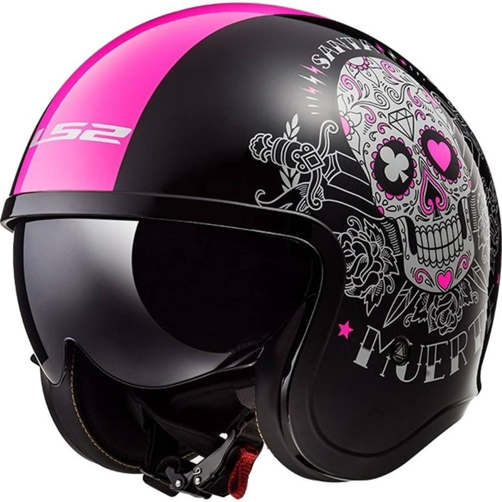 Casco Abierto 3/4 LS2 OF599 Spitfire Bobber Vintage de Mujer 