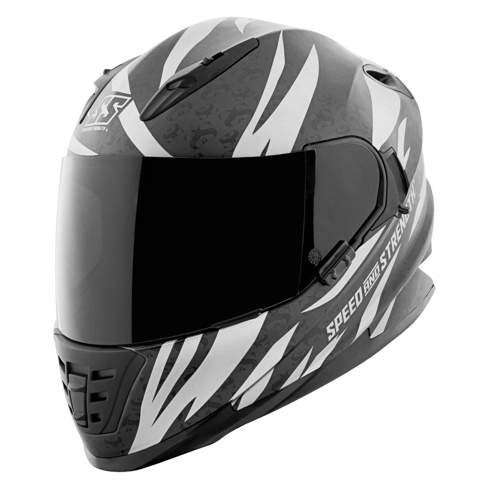 Casco Integral Mujer SS1600 Speed & Strength Cat Outa Hell Black / Silver 