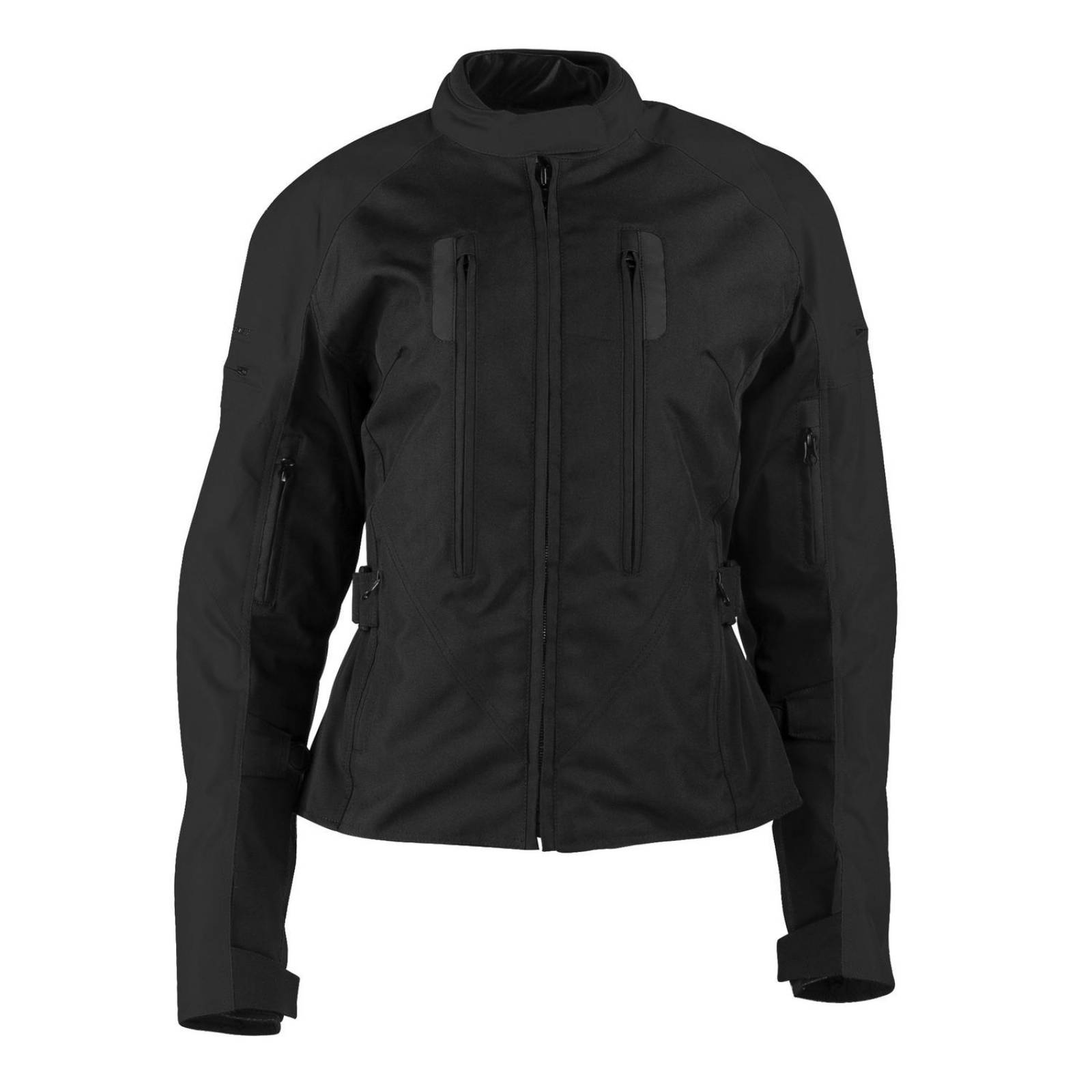 Chamarra Moto de Mujer Joe Rocket Victoria C.E. Impermeable Negra 
