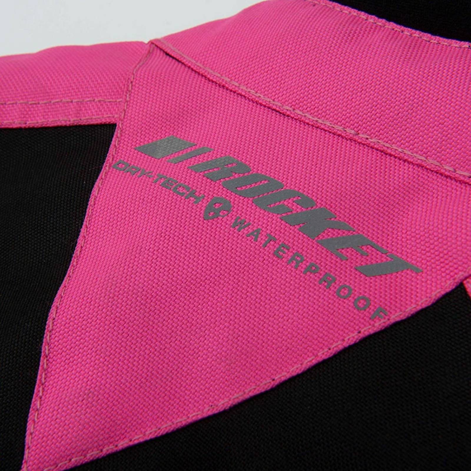 Chamarra Moto de Mujer Joe Rocket Victoria C.E. Impermeable Negra 
