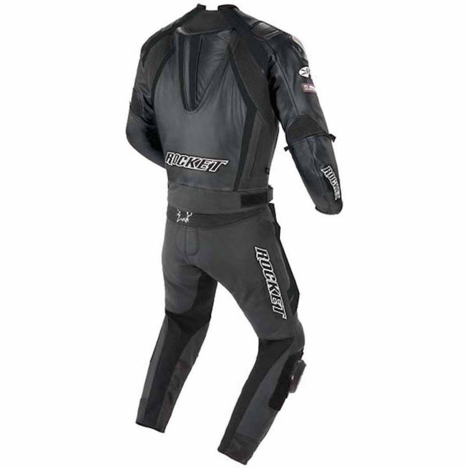 Traje de Piel con Protecciones Moto Joe Rocket Speedmaster 5.0 Negro ( Mono ) 2 piezas 