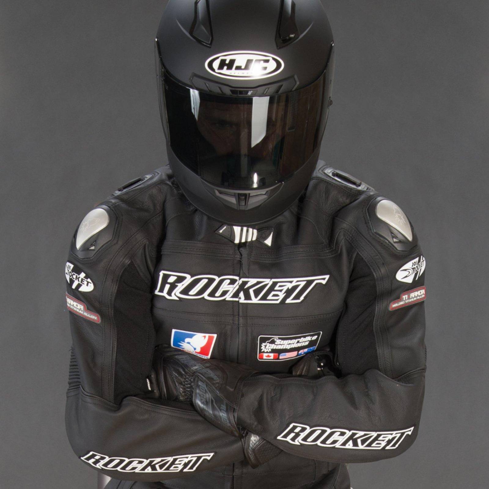 Traje de Piel con Protecciones Moto Joe Rocket Speedmaster 5.0 Negro ( Mono ) 2 piezas 