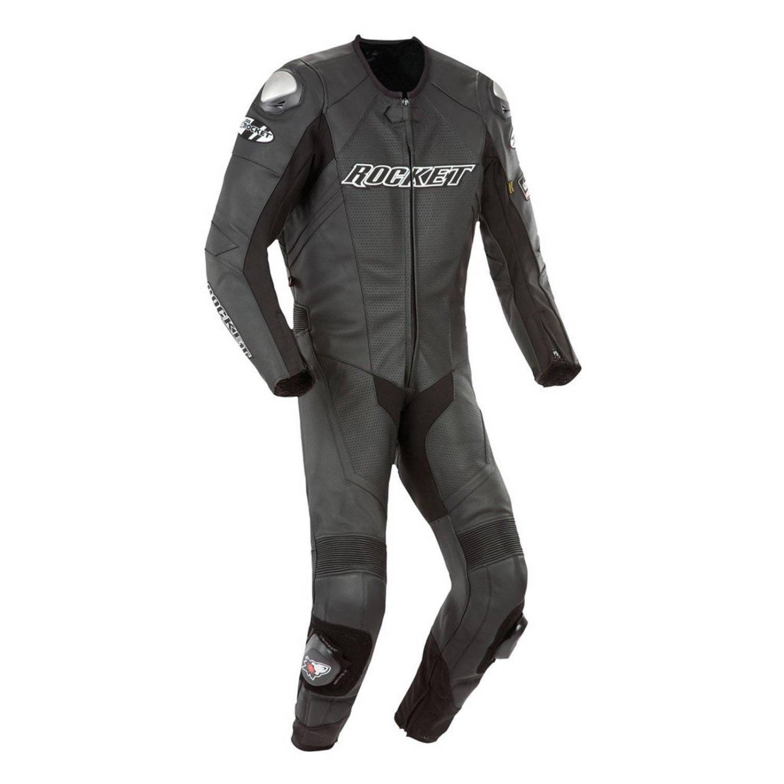 Traje de Piel con Protecciones Moto Joe Rocket Speedmaster 6.0 Negro ( Mono ) 