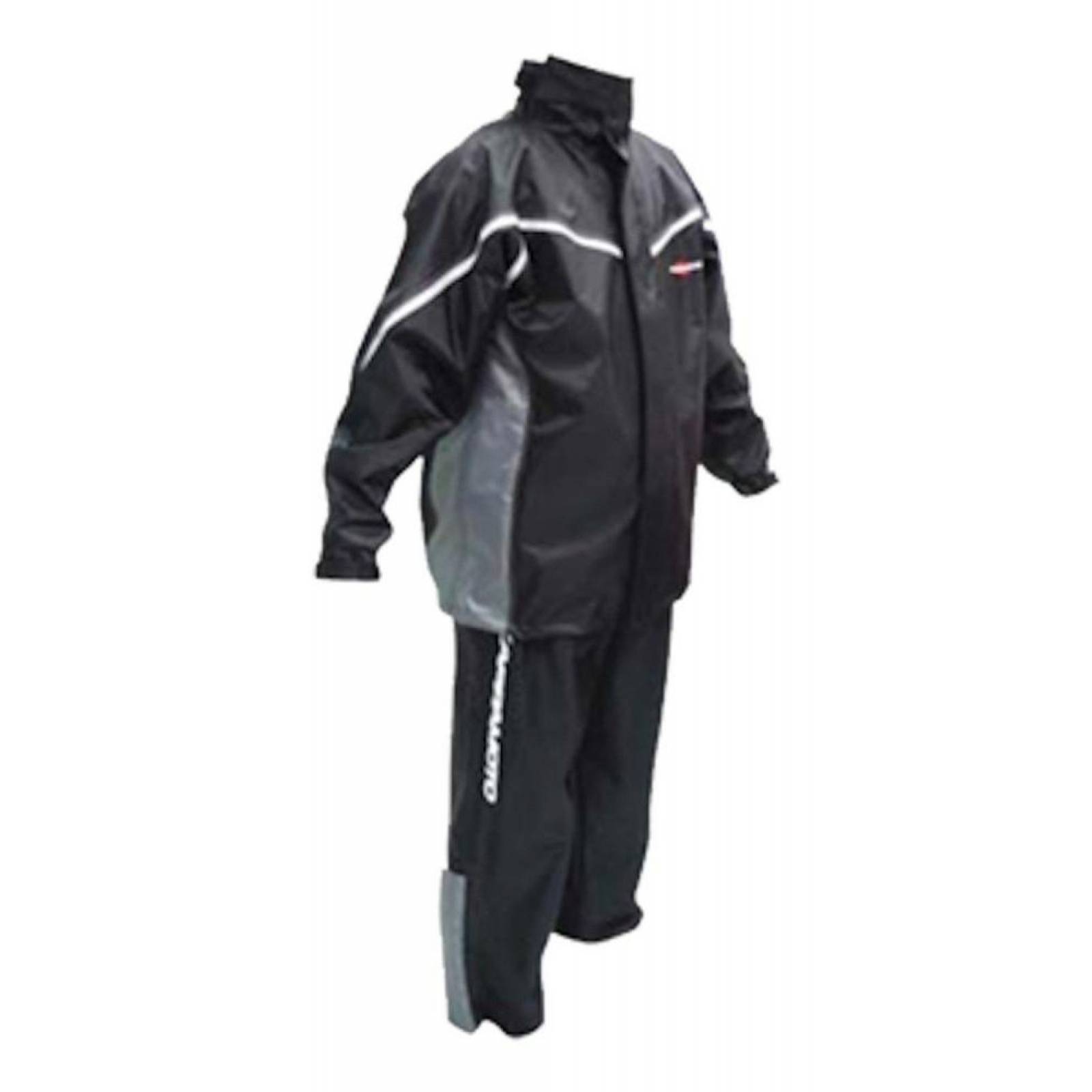 Impermeable Hevik Negro / Gris 