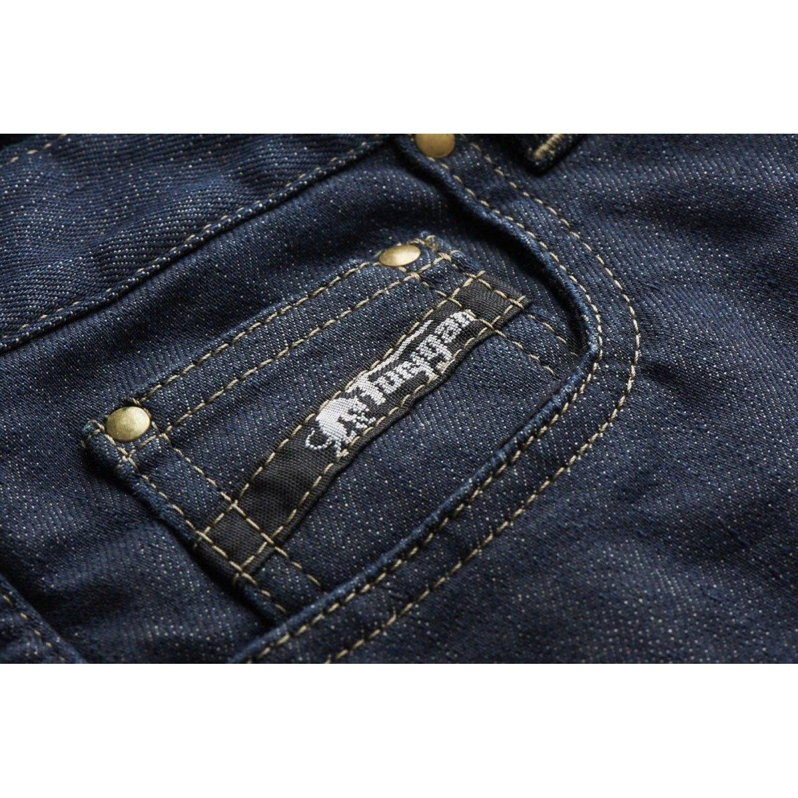 Pantalón Moto Furygan Jean D01 Armadura Kevlar Y D3o Negro