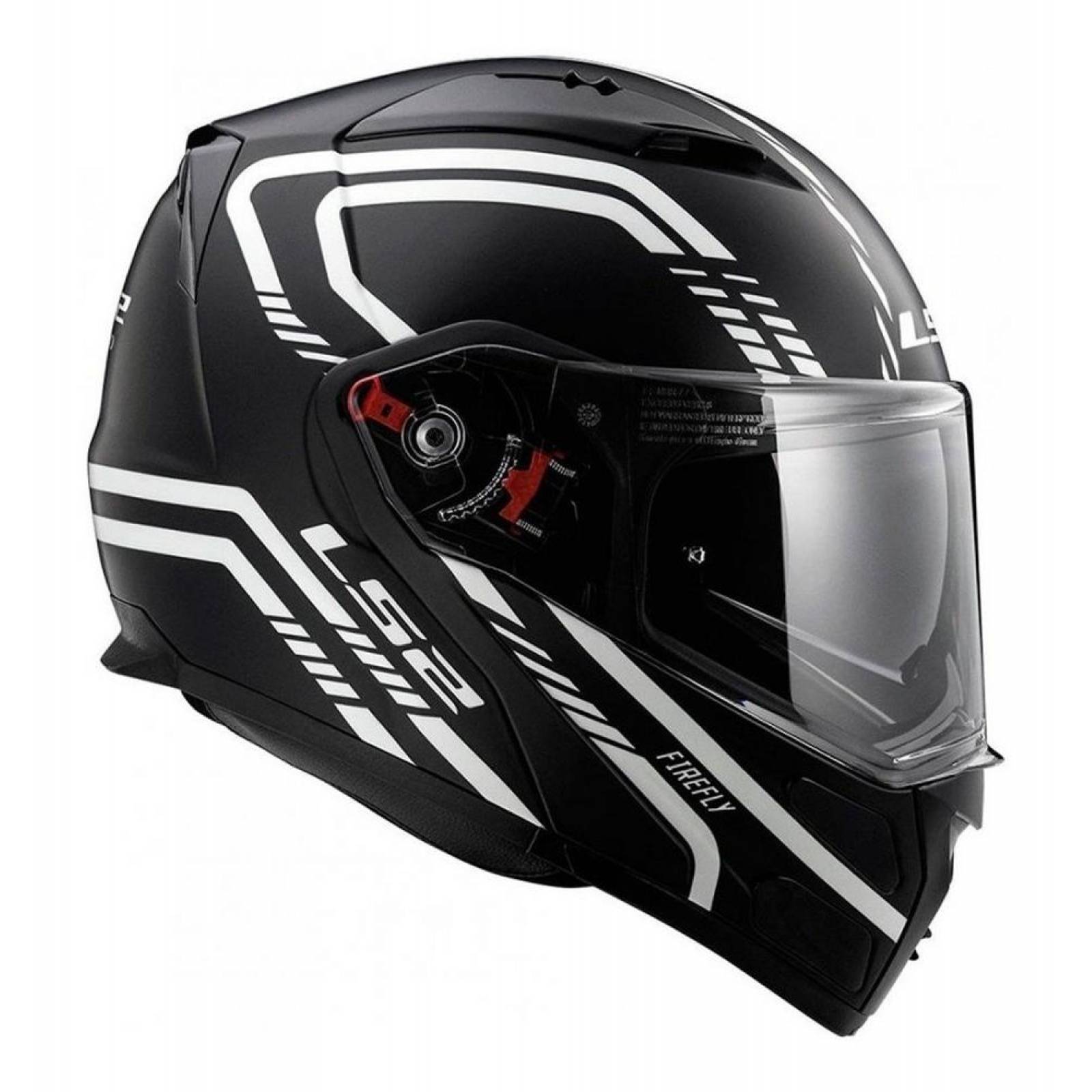 Casco Abatible Modular LS2 FF324 Metro Firefly Fosforescente Pinlock 
