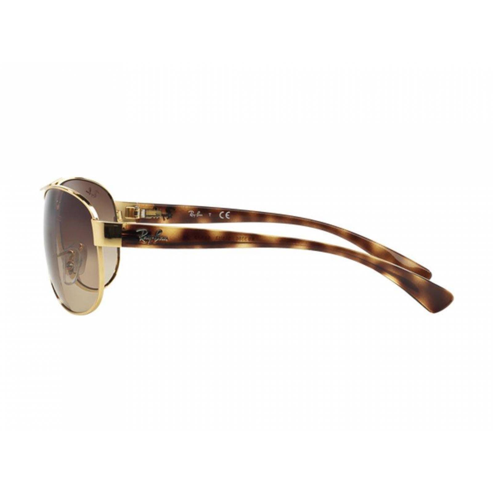 Lentes Ray-Ban RB 3386 001/13 63 Gold Tortoise / Brown Gradient 