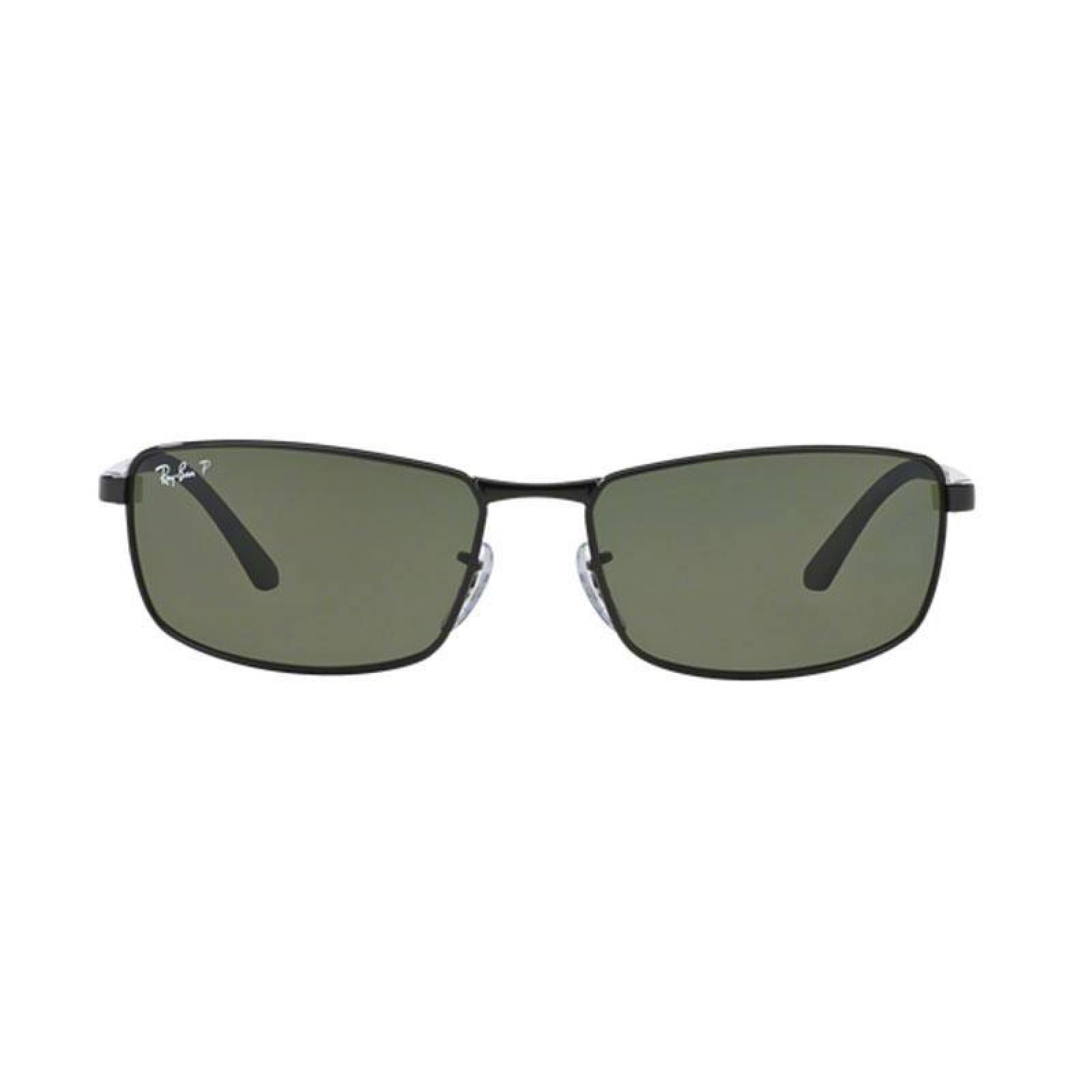 Lentes Ray-Ban RB 3498 002/9A 64 Black / Green Classic G-15 Polarized 