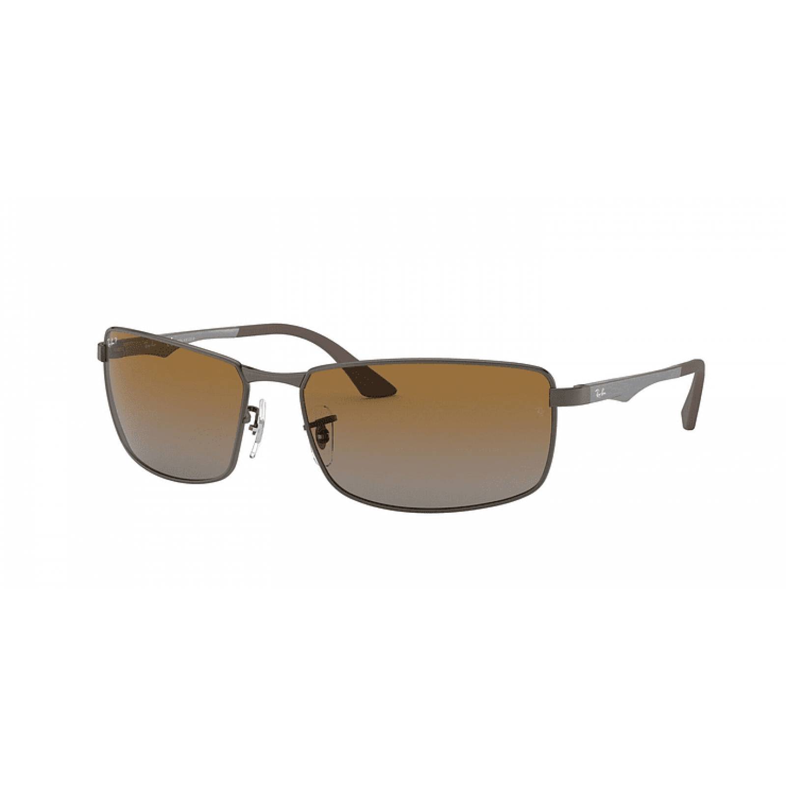 Lentes Ray-Ban RB 3498 029/T5 61 Gunmetal / Brown Gradient Polarized 