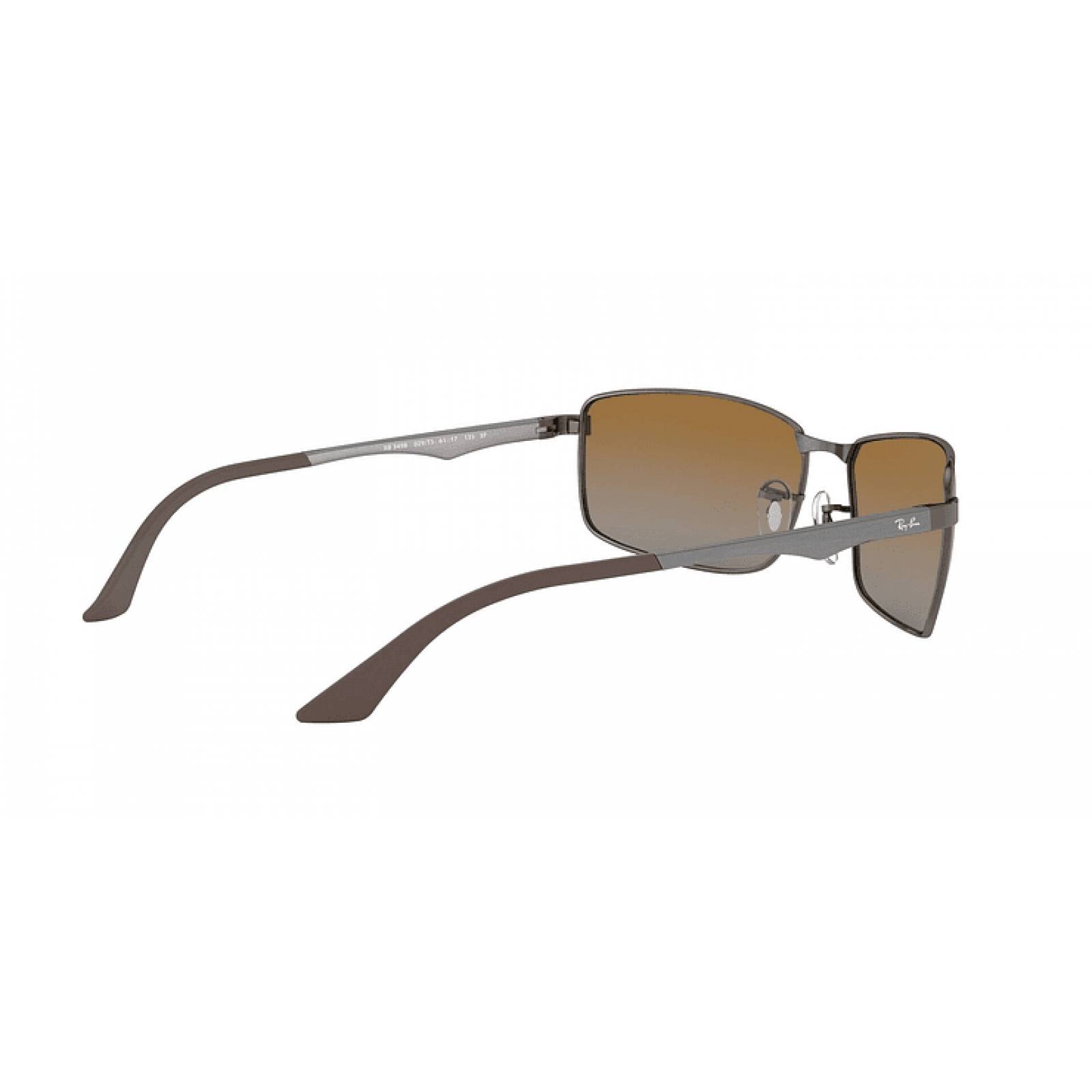 Lentes Ray-Ban RB 3498 029/T5 61 Gunmetal / Brown Gradient Polarized 