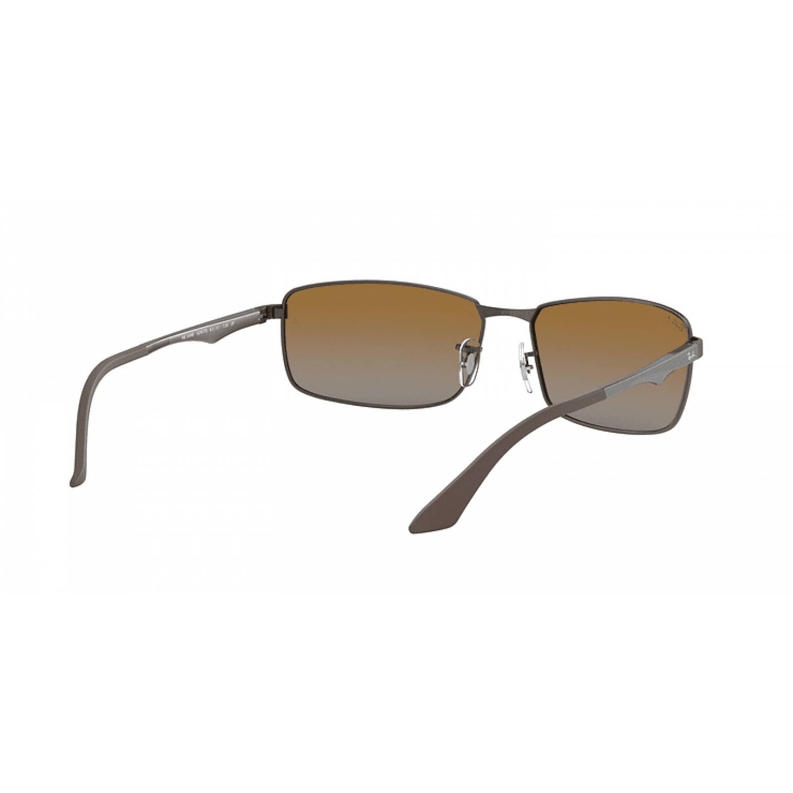 Lentes Ray-Ban RB 3498 029/T5 61 Gunmetal / Brown Gradient Polarized 