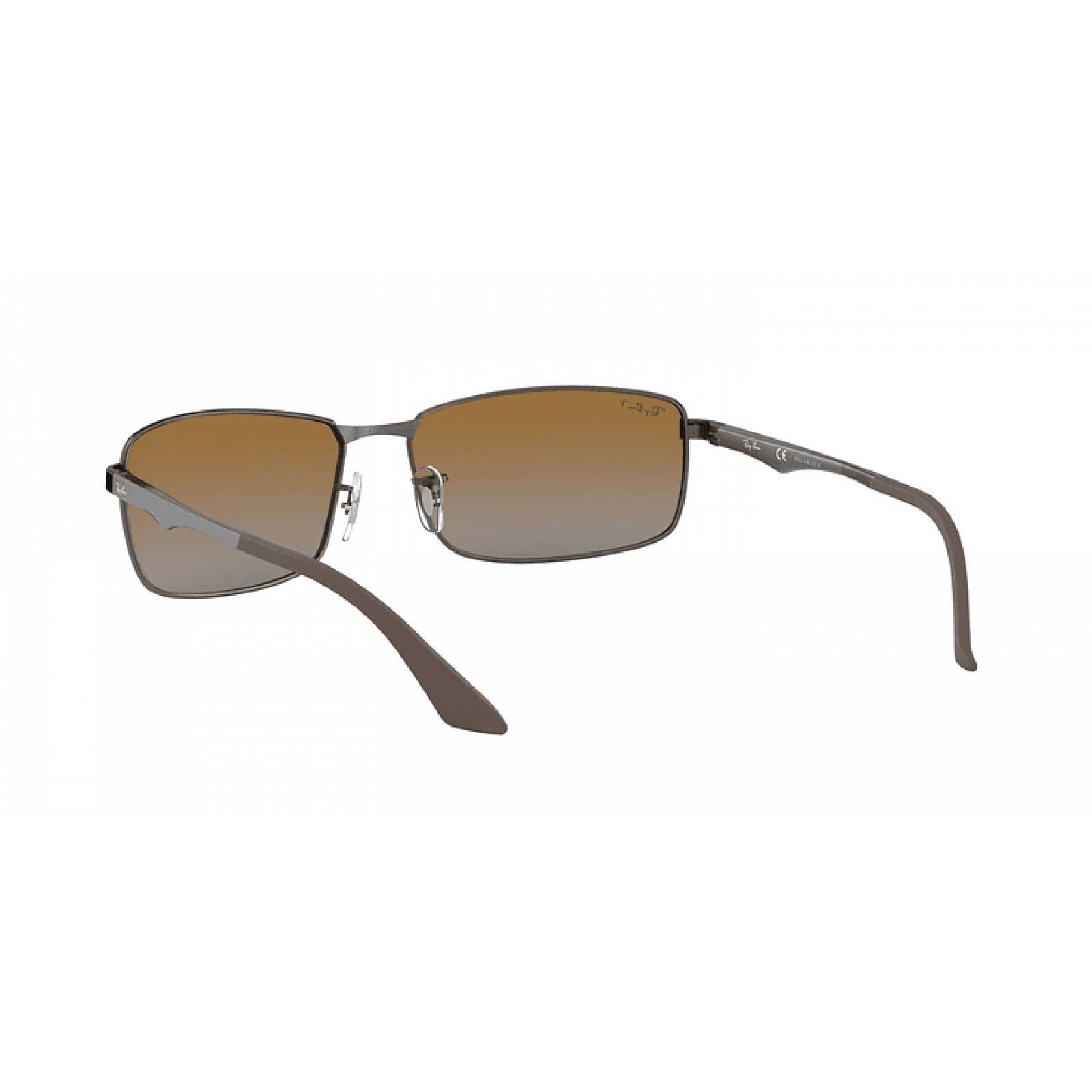 Lentes Ray-Ban RB 3498 029/T5 61 Gunmetal / Brown Gradient Polarized 