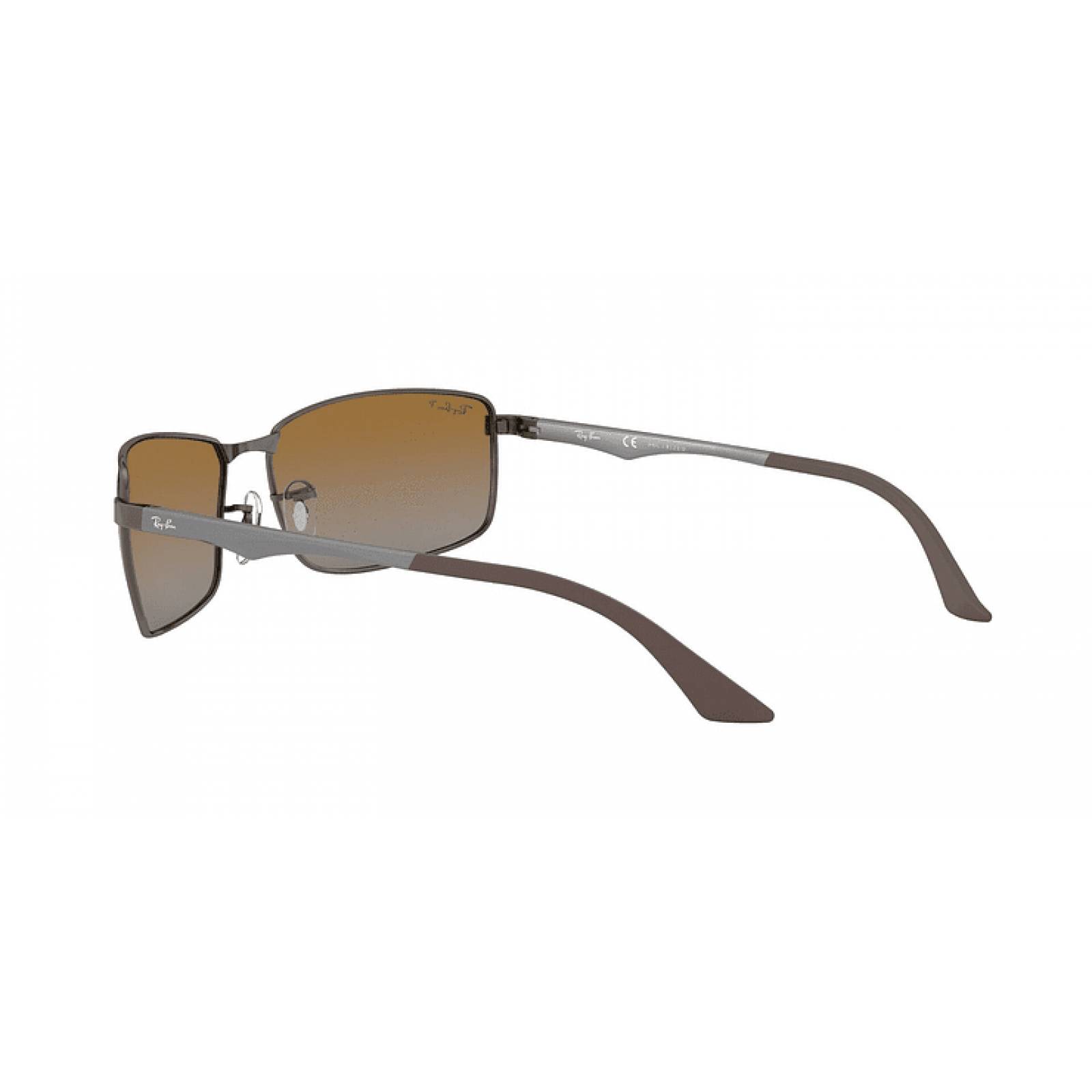 Lentes Ray-Ban RB 3498 029/T5 61 Gunmetal / Brown Gradient Polarized 