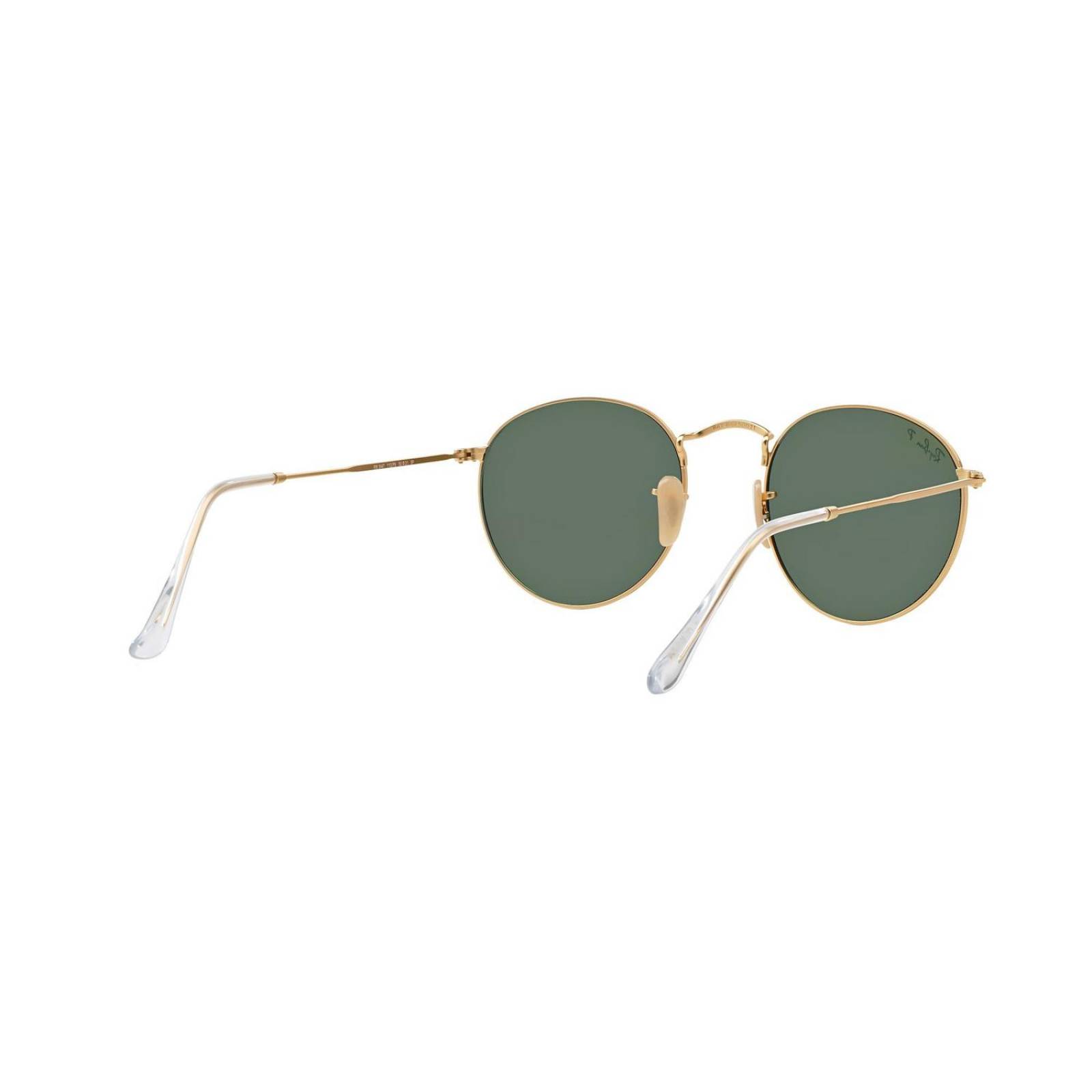 Ray Ban Round Flash 3447 112/P9 Polarized Green Flash Espejo 