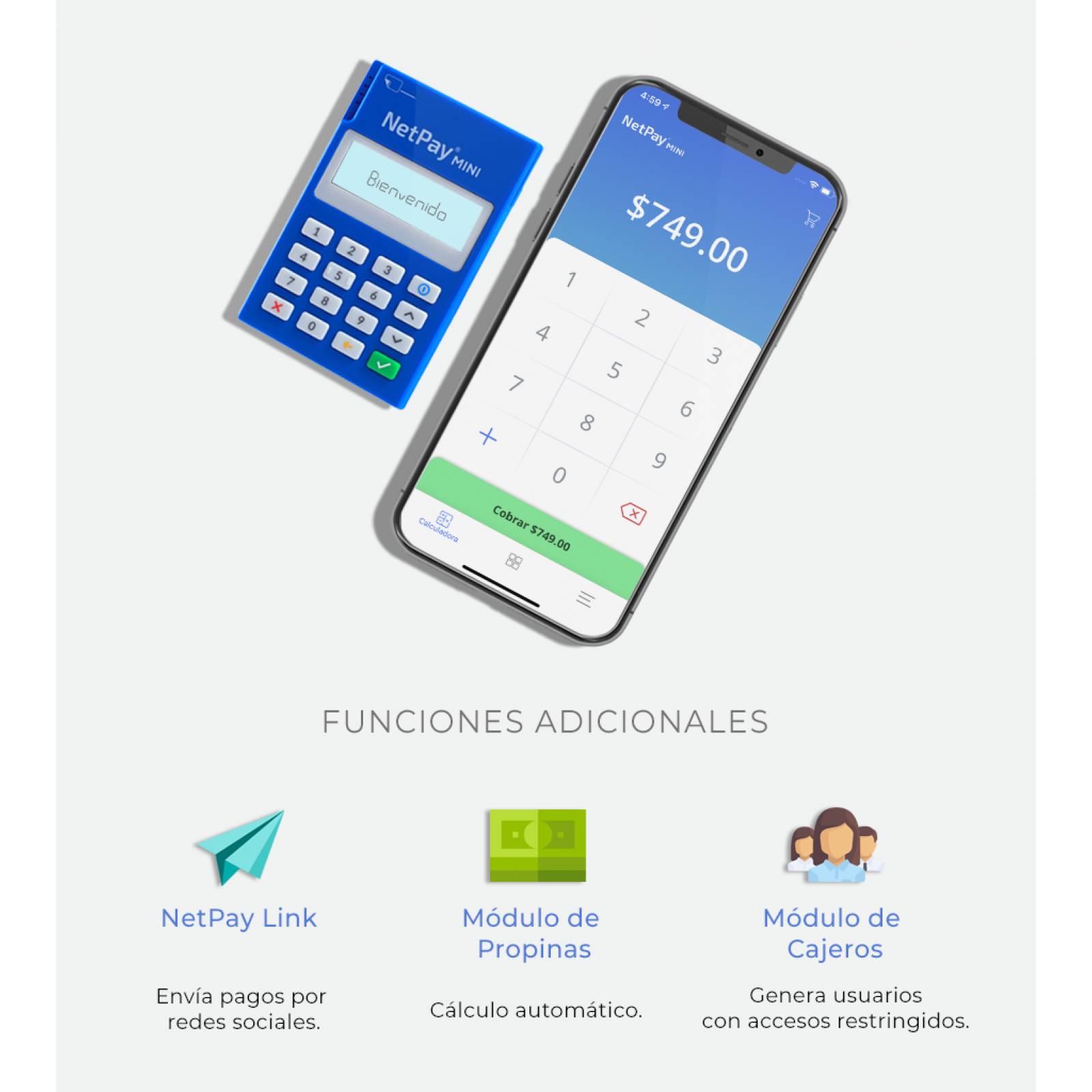 Lector de Tarjetas Netpay Mini