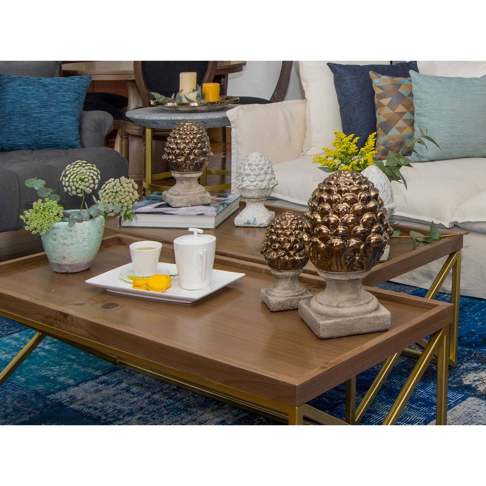 Figura Decorativa Alcachofa Piedra Love and Lemons