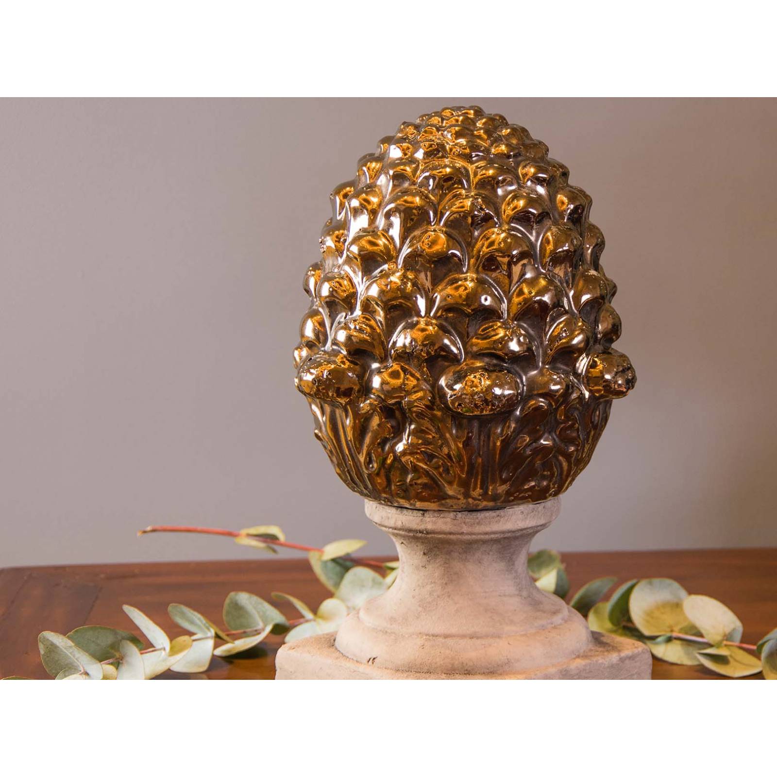 Figura Decorativa Alcachofa Piedra Love and Lemons