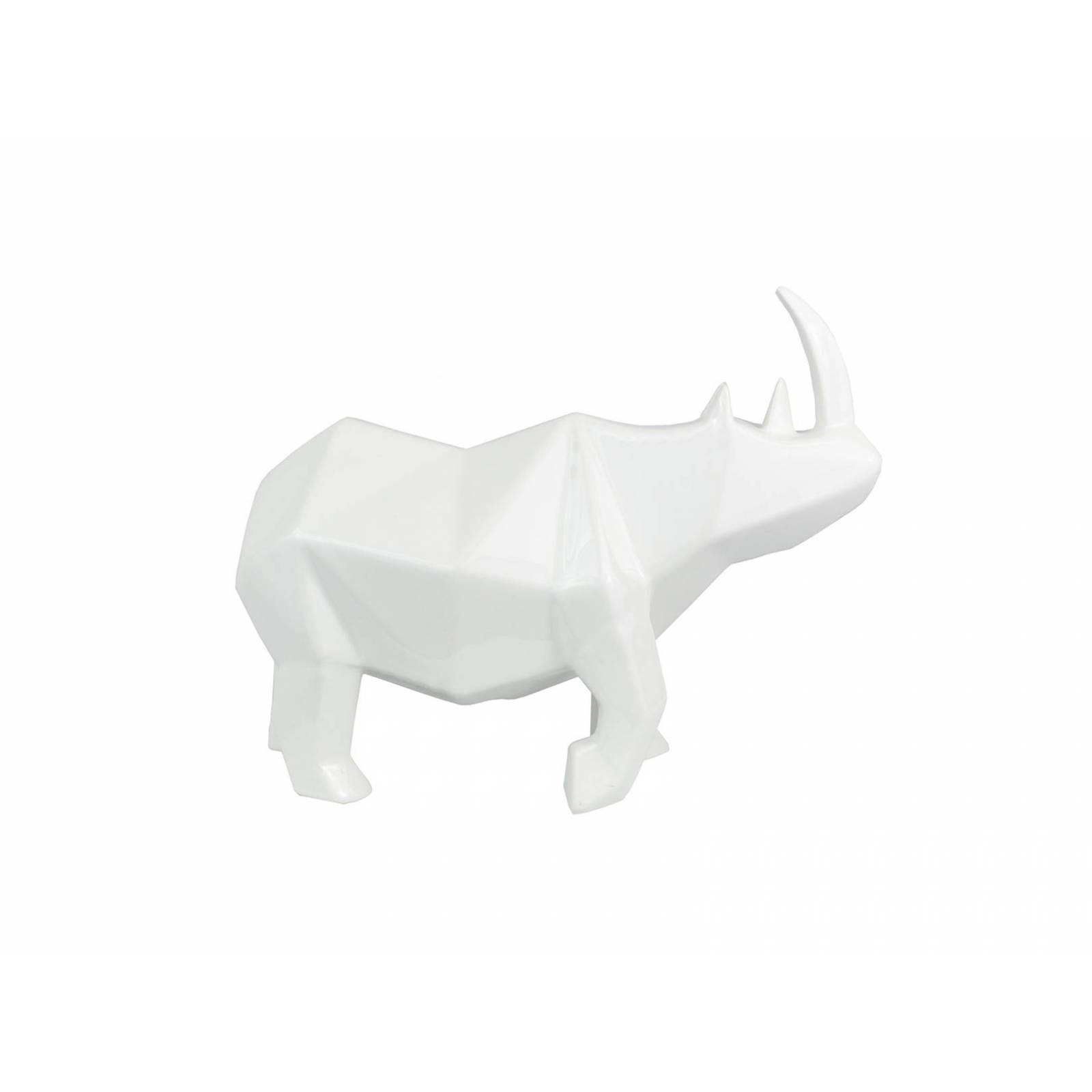 Figura Decorativa Rinoceronte Geométrico