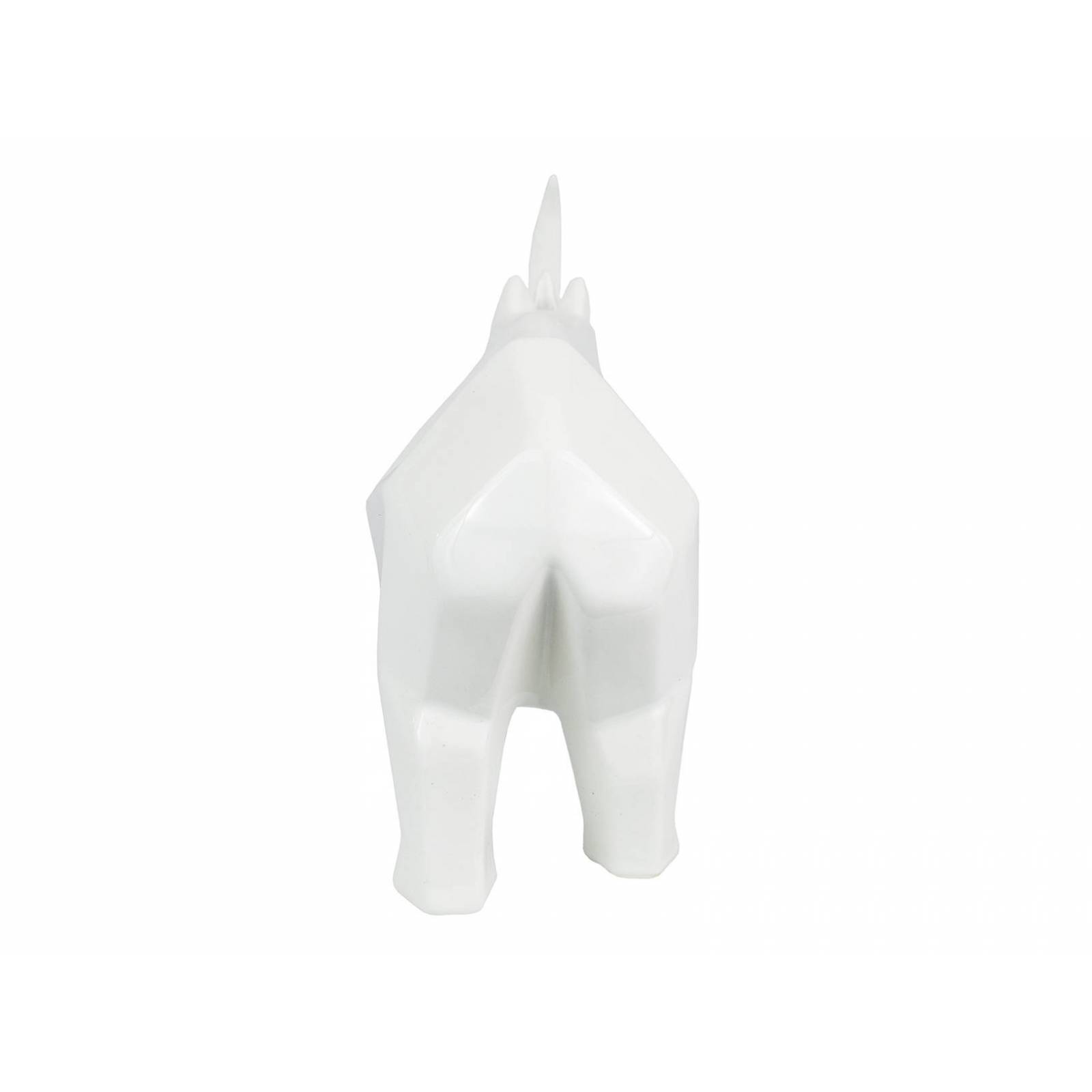 Figura Decorativa Rinoceronte Geométrico
