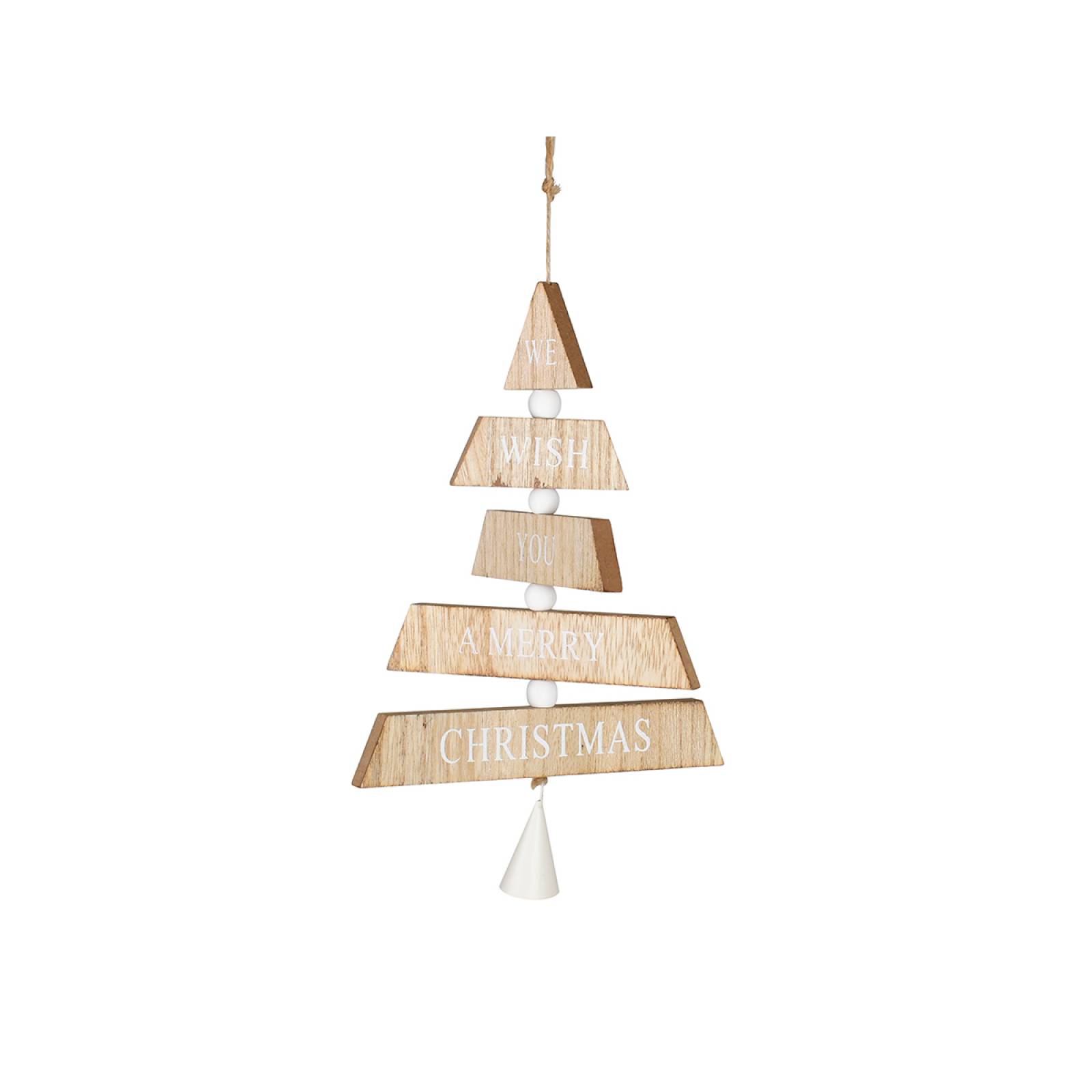 Figura Decorativa Colgante Navideño con Forma de Pino