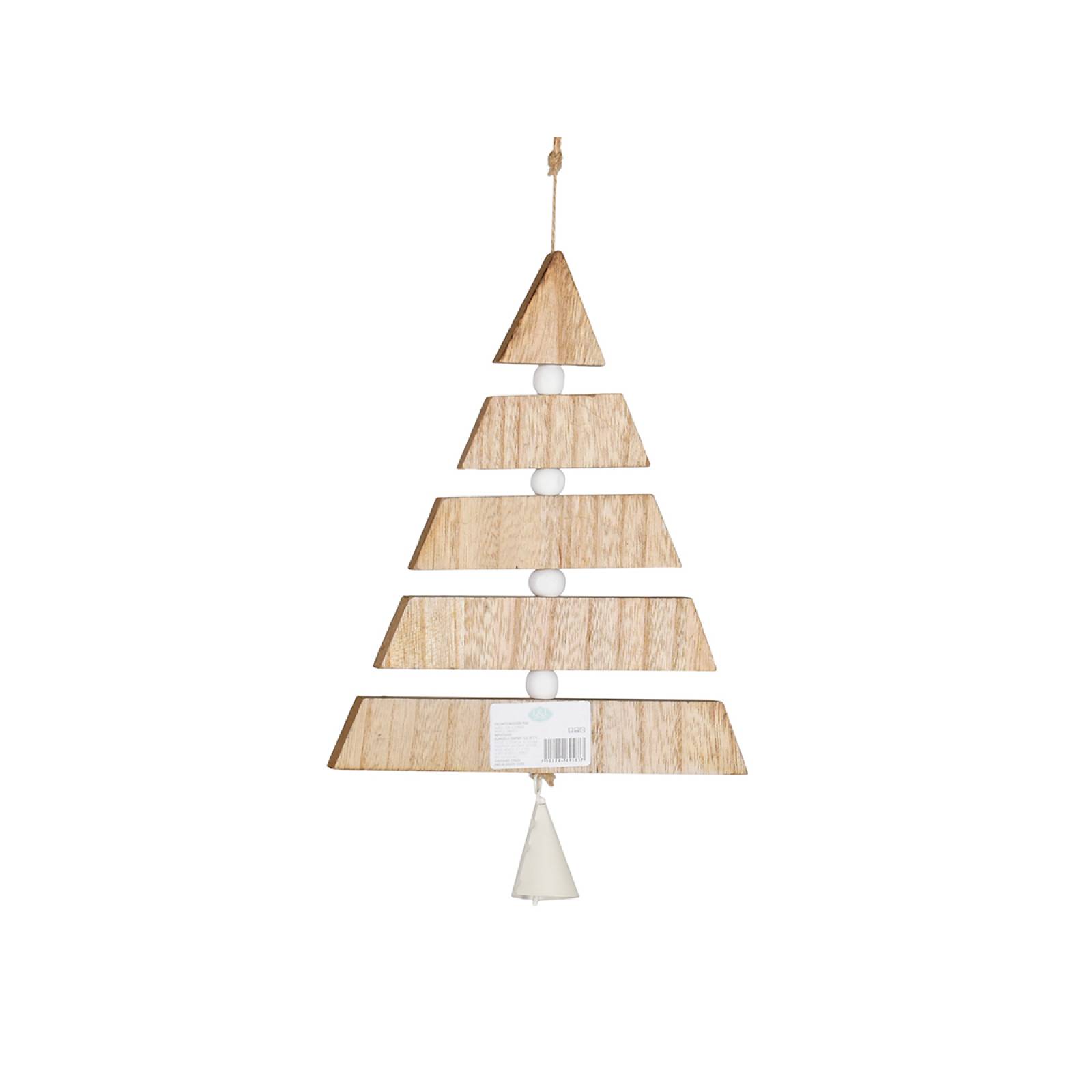 Figura Decorativa Colgante Navideño con Forma de Pino