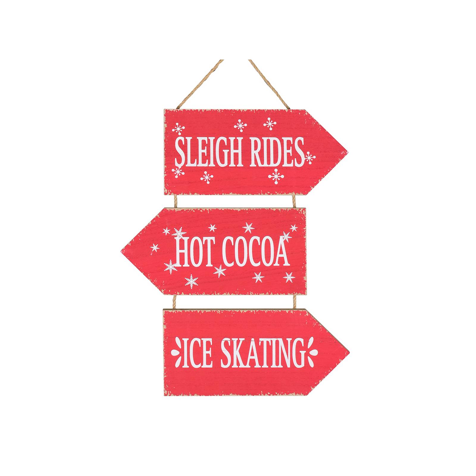 Letrero Decorativo Navideño con Señales