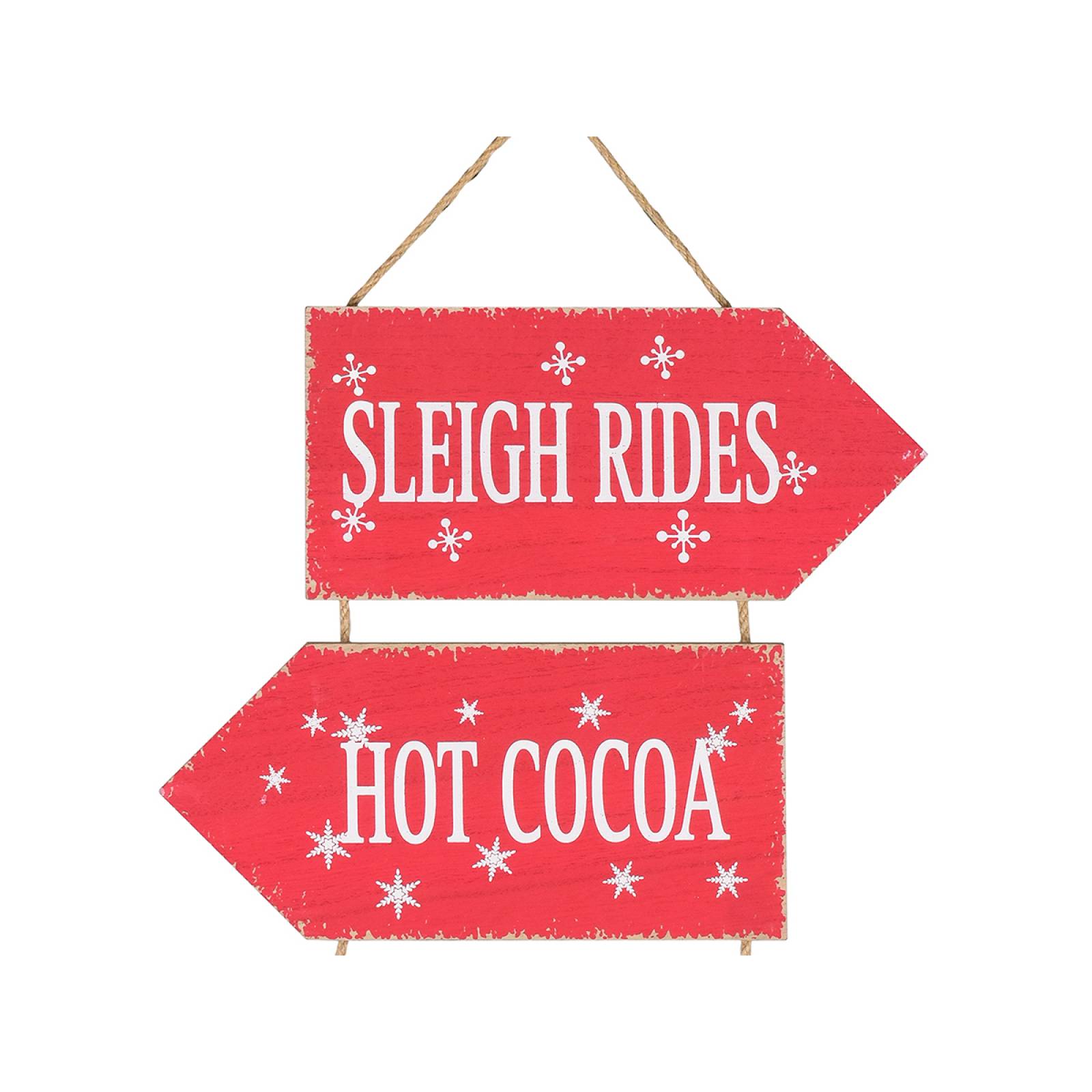 Letrero Decorativo Navideño con Señales