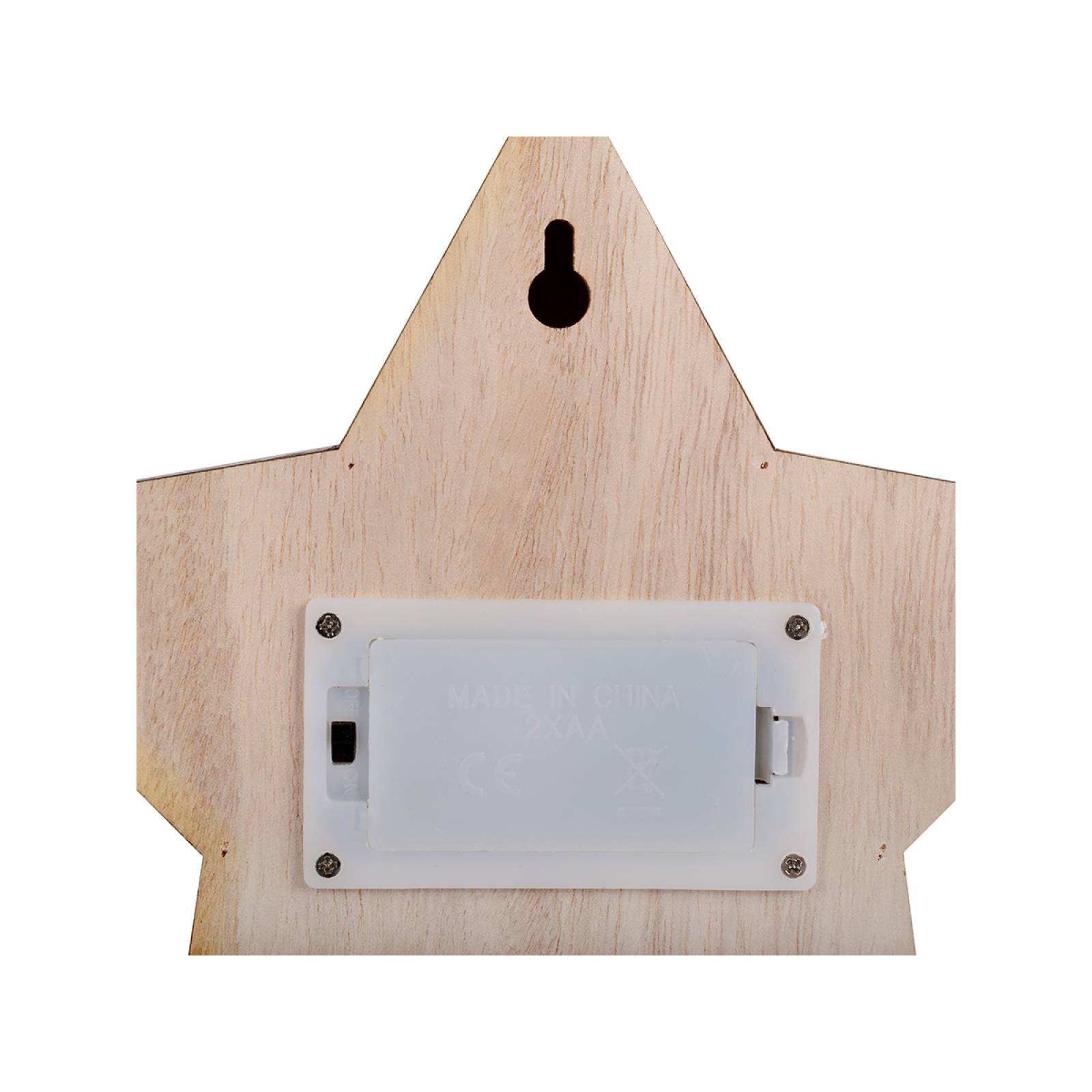 Figura Decorativa con Forma de Estrella “Merry Xmas” con Luz LED