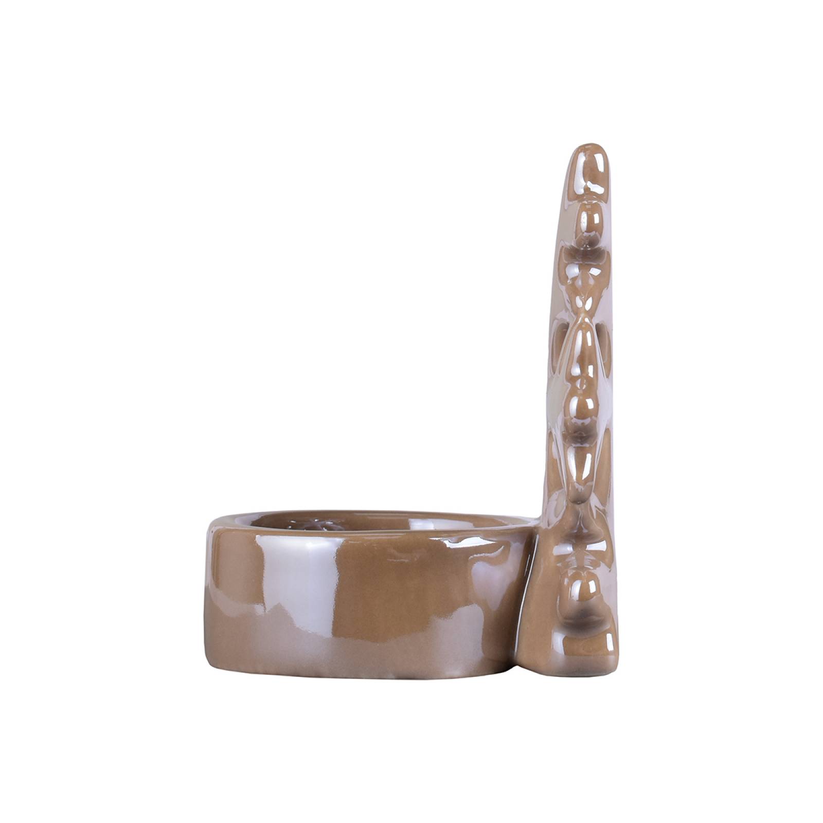 Portavelas Navideño con Forma de Copo de Nieve