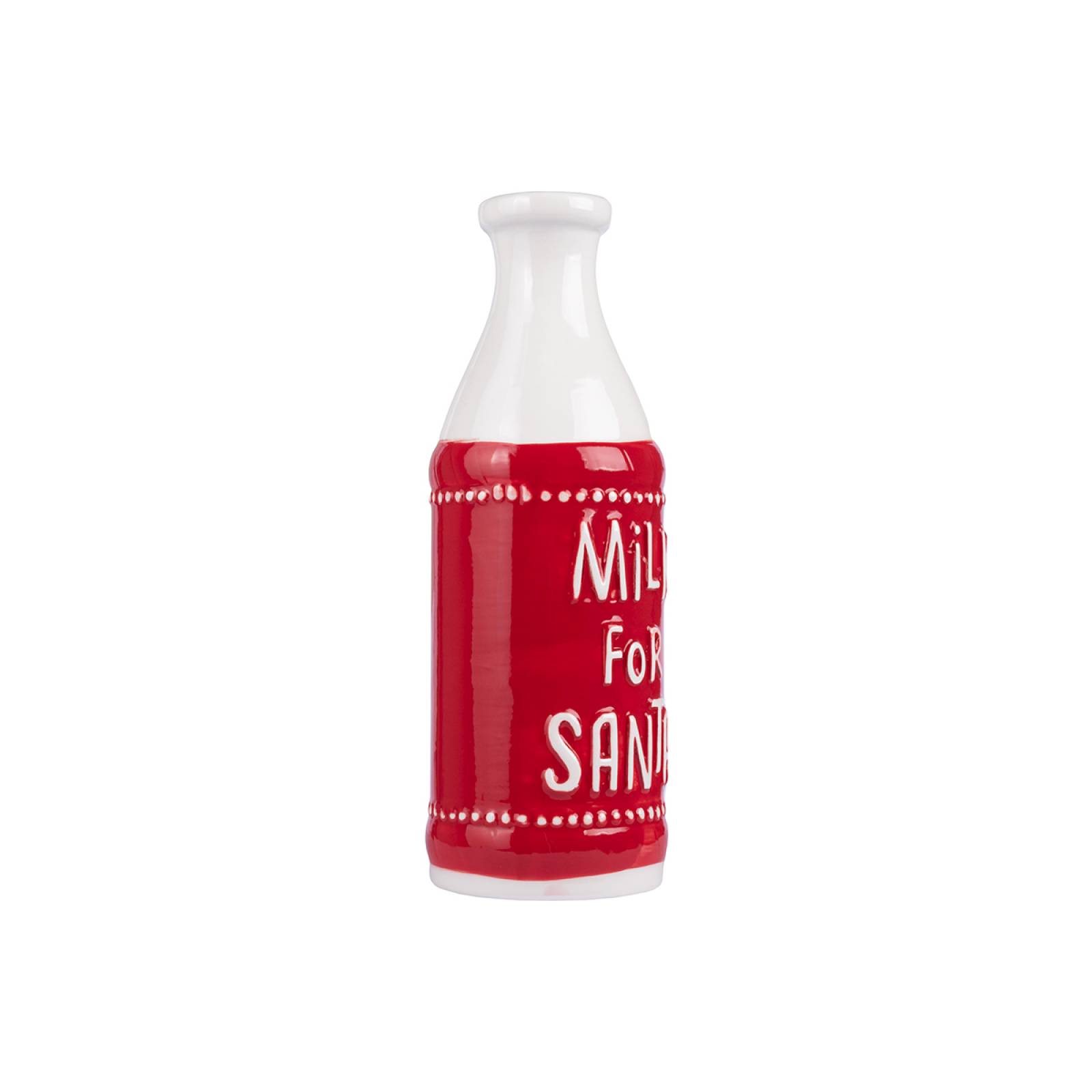 Figura Decorativa con Forma de Botella “Milk for Santa”