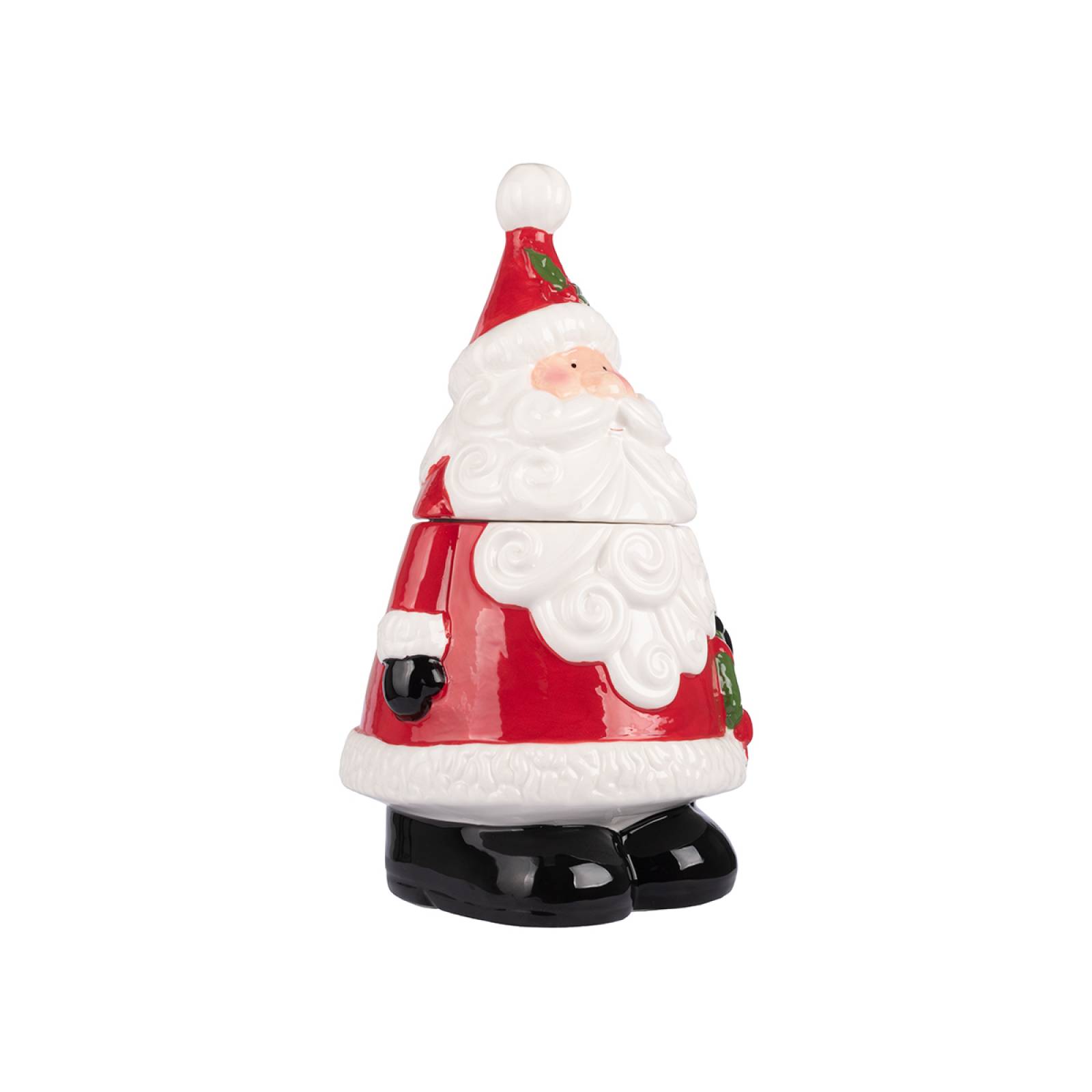 Figura Decorativa Dulcero con Forma de Santa Claus