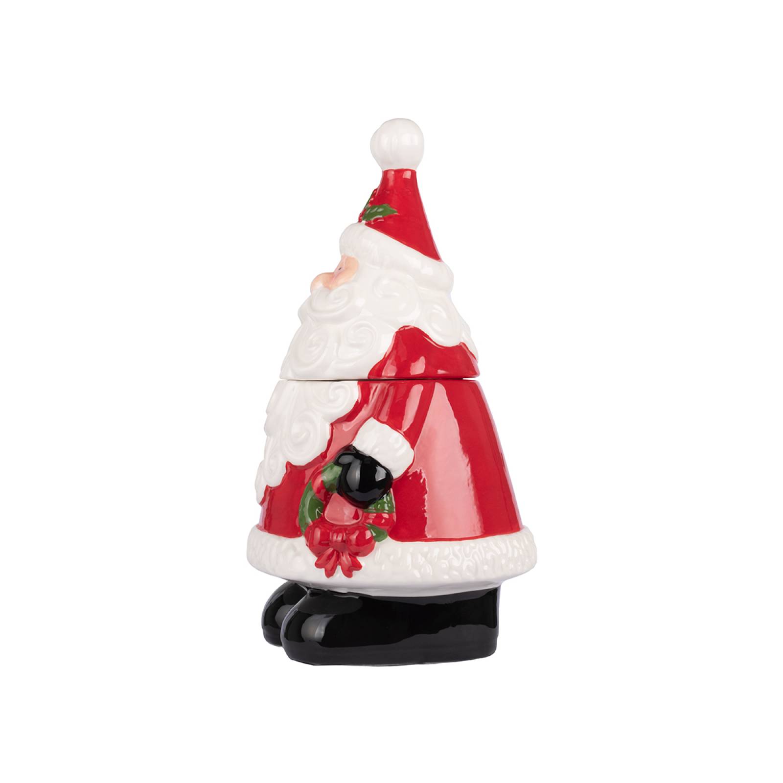 Figura Decorativa Dulcero con Forma de Santa Claus