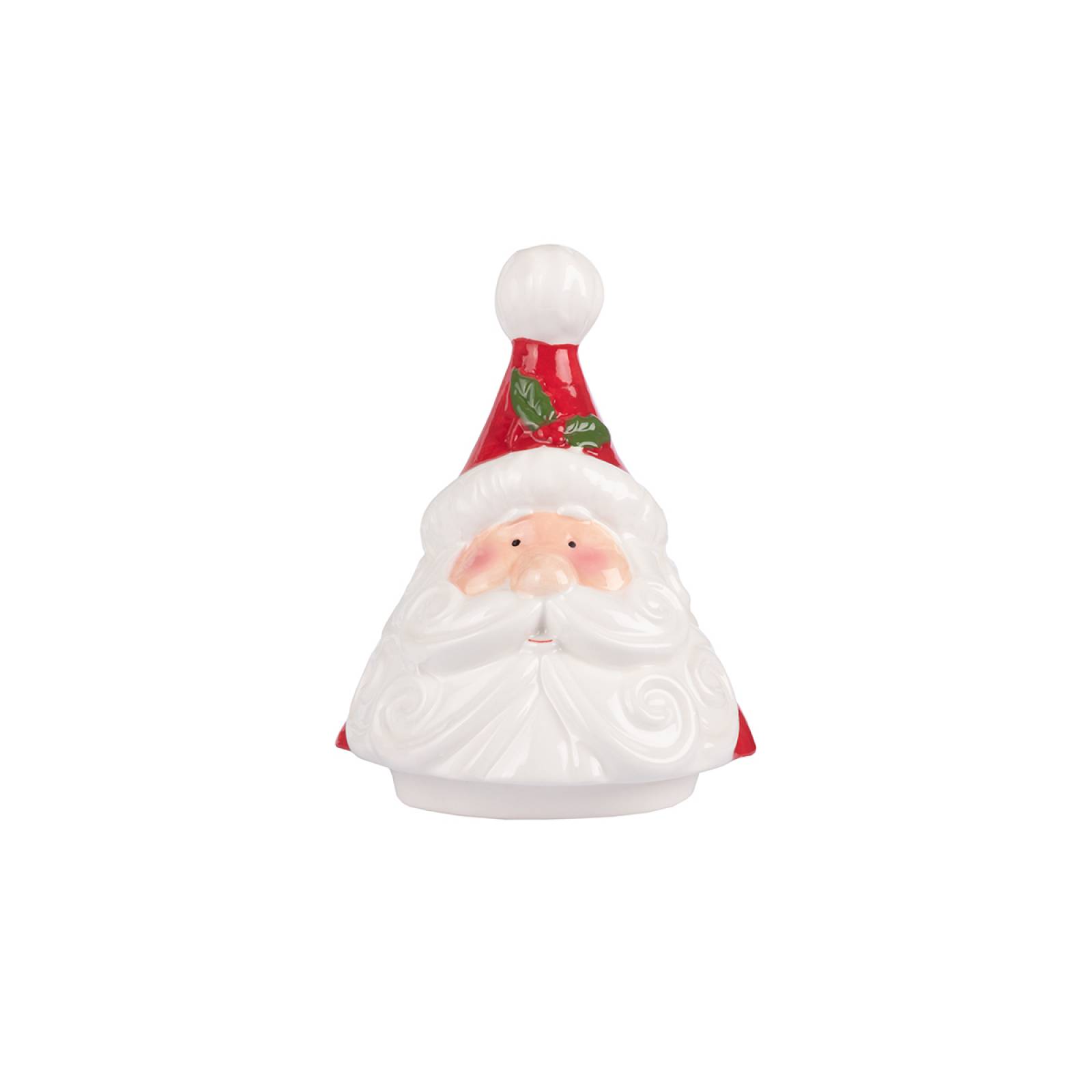Figura Decorativa Dulcero con Forma de Santa Claus