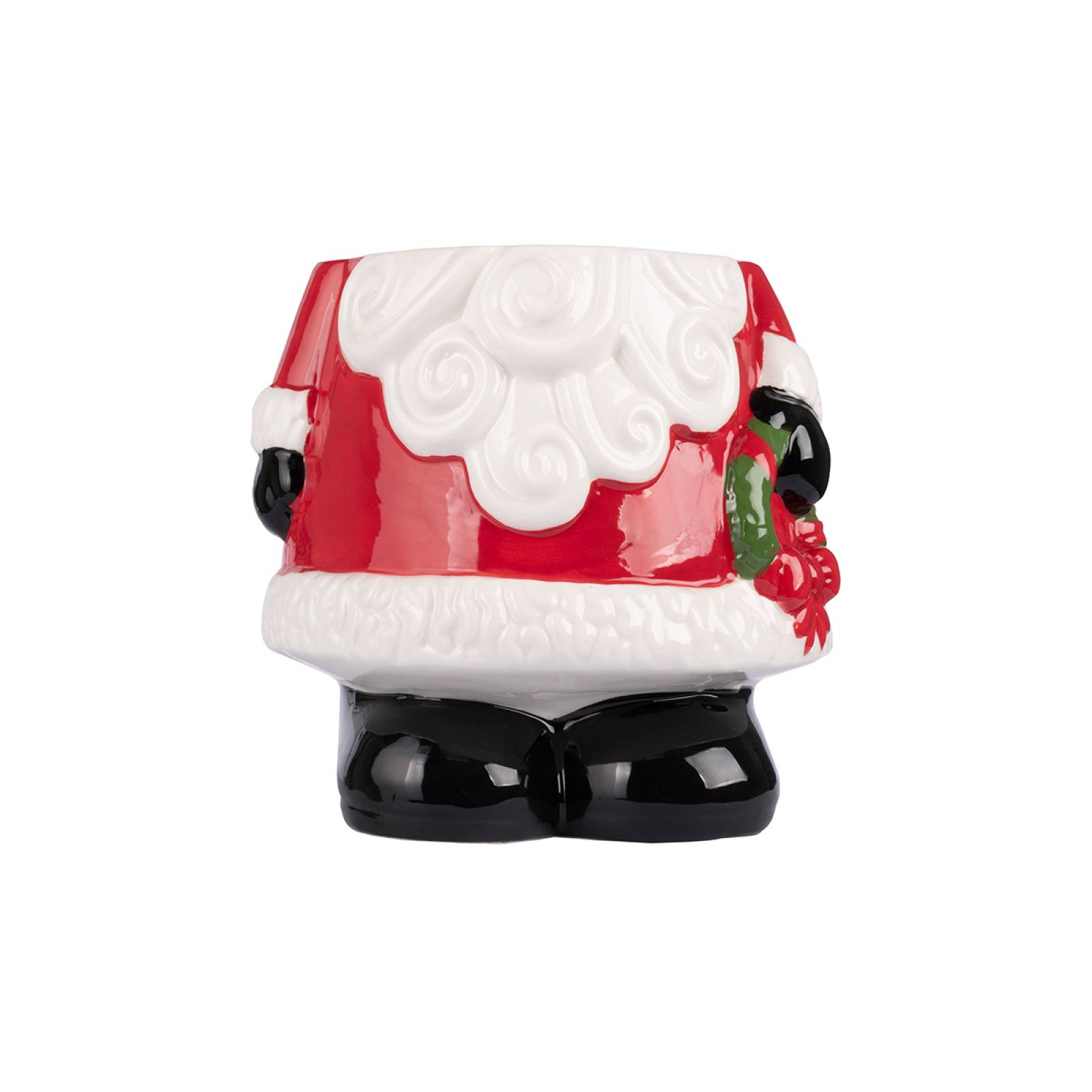 Figura Decorativa Dulcero con Forma de Santa Claus